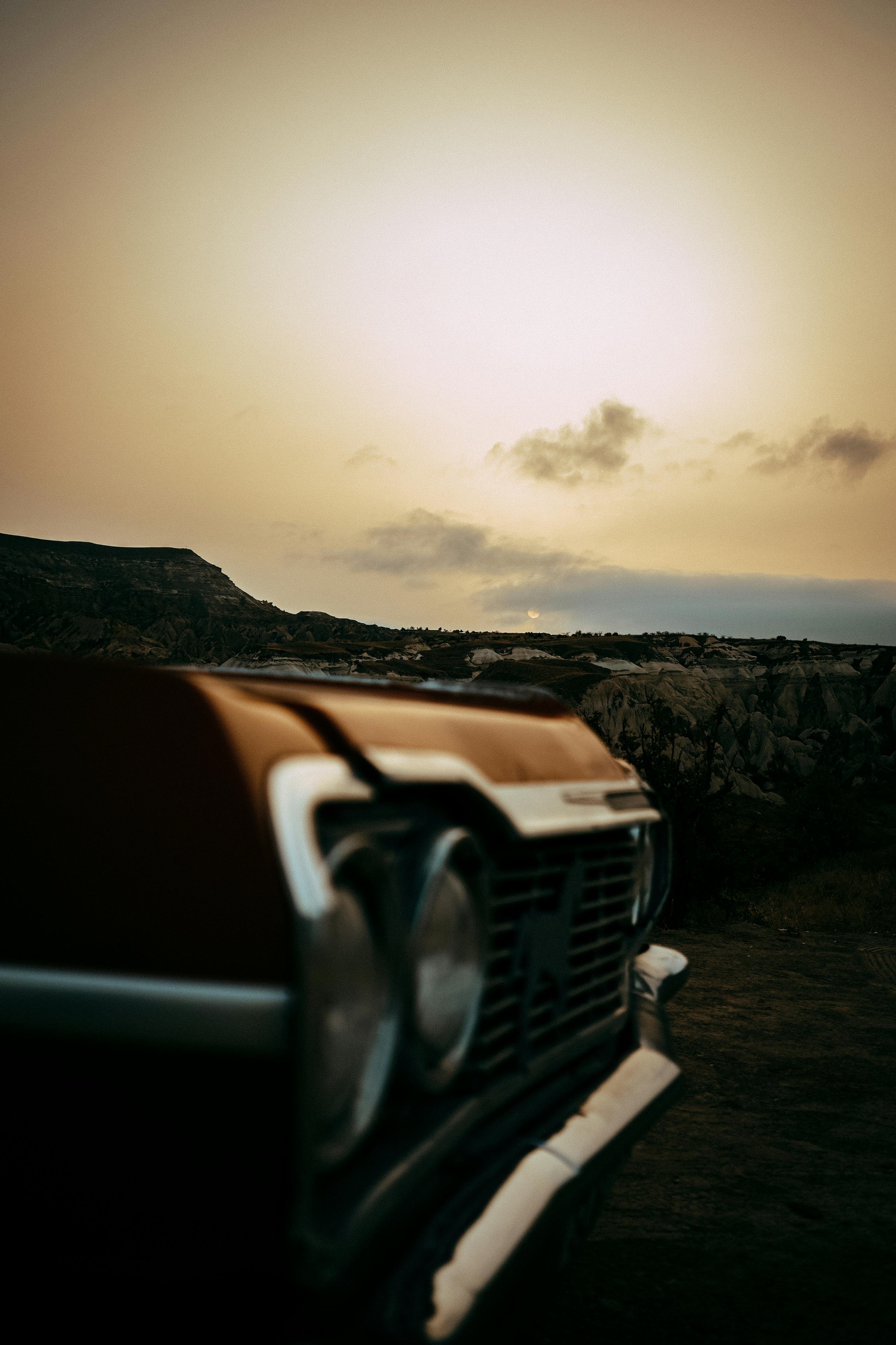 Headlights of Classic Car · Free Stock