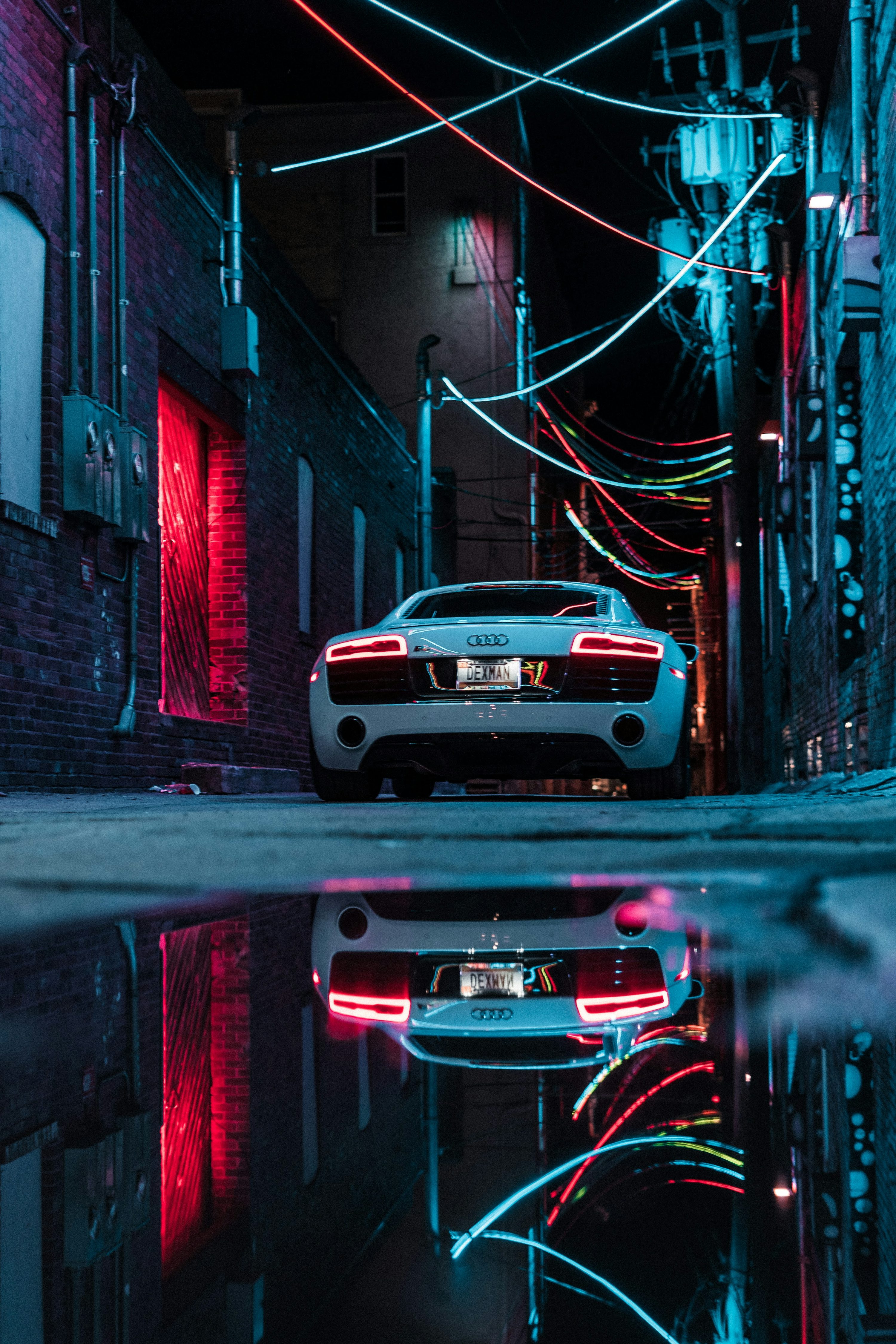 Neon Car Picture. Download Free