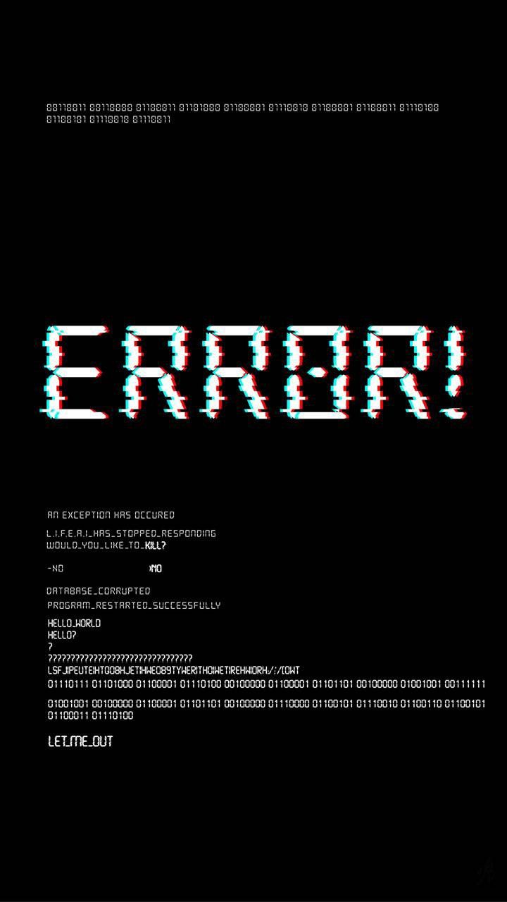System Error! Wallpaper