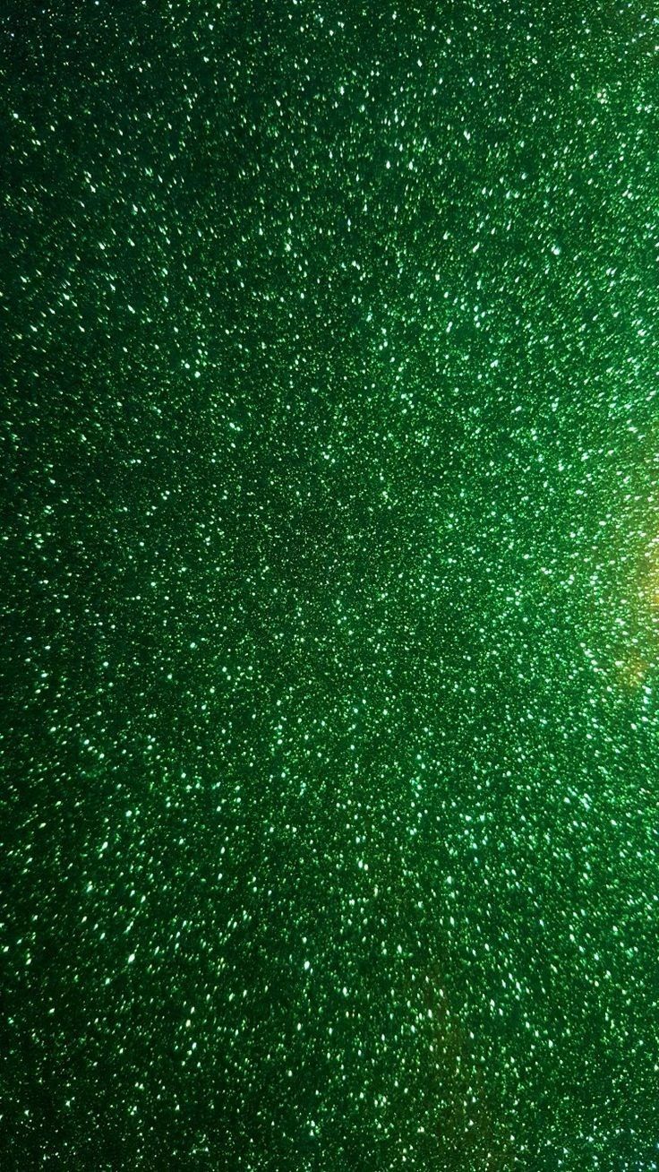 Green Glitter Wallpaper for a Sparkling
