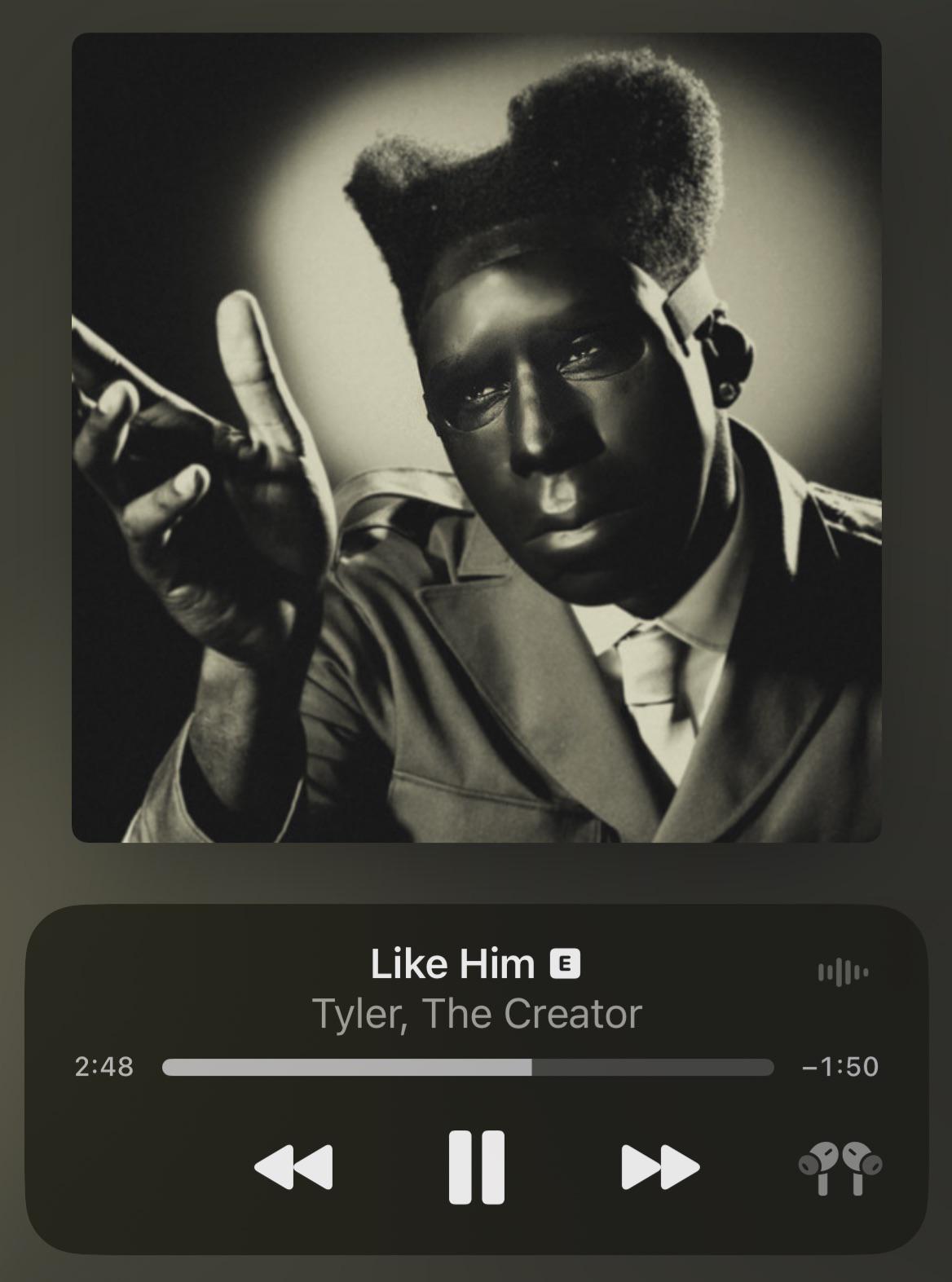Like Him is the best song on the entire