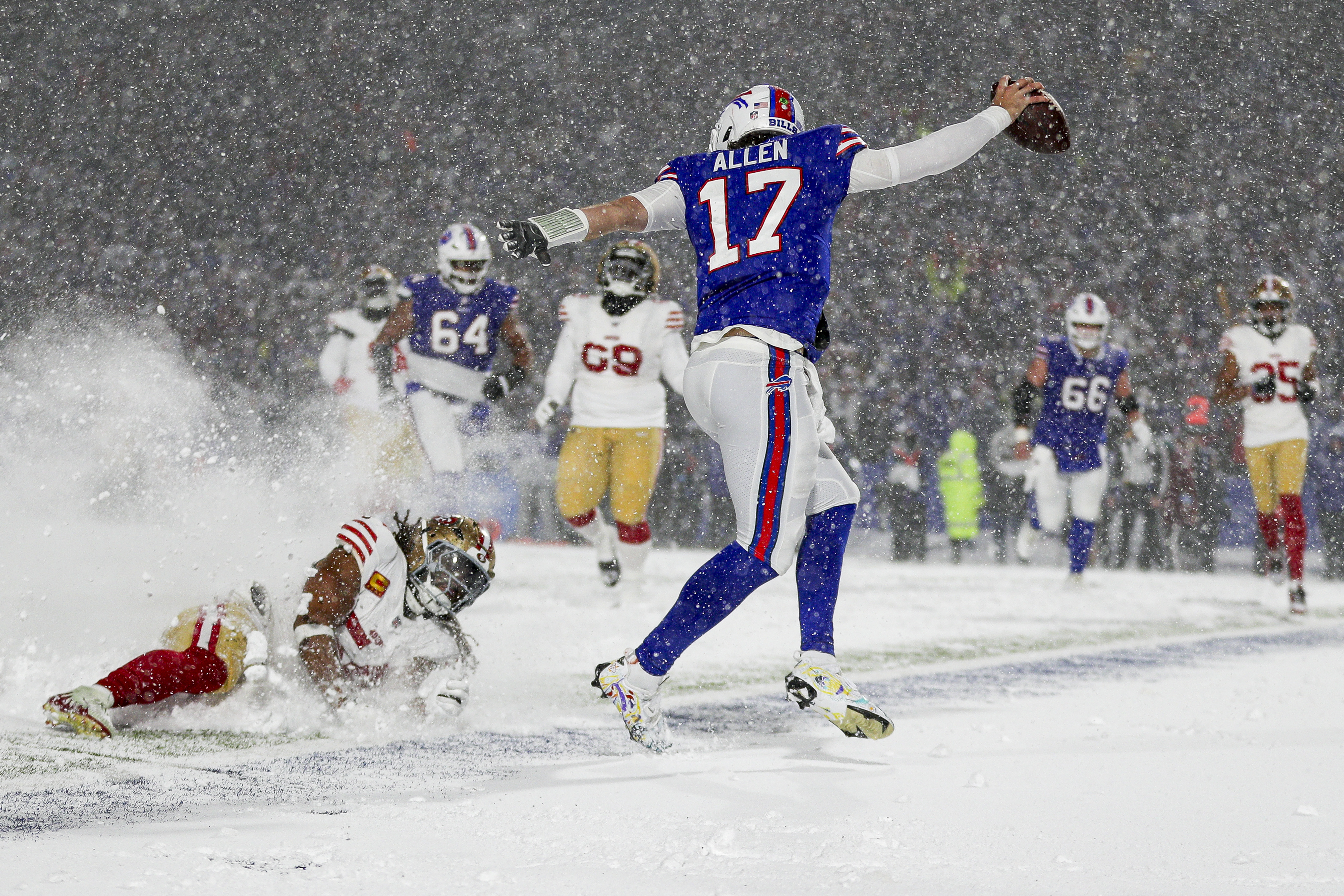 Bills snow photo from win over 49ers