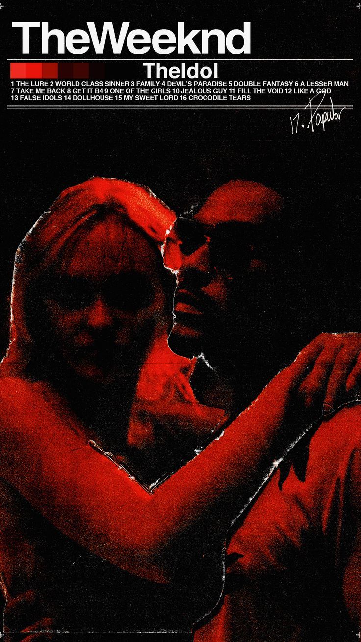 The Weeknd The Idol Phone Wallpaper