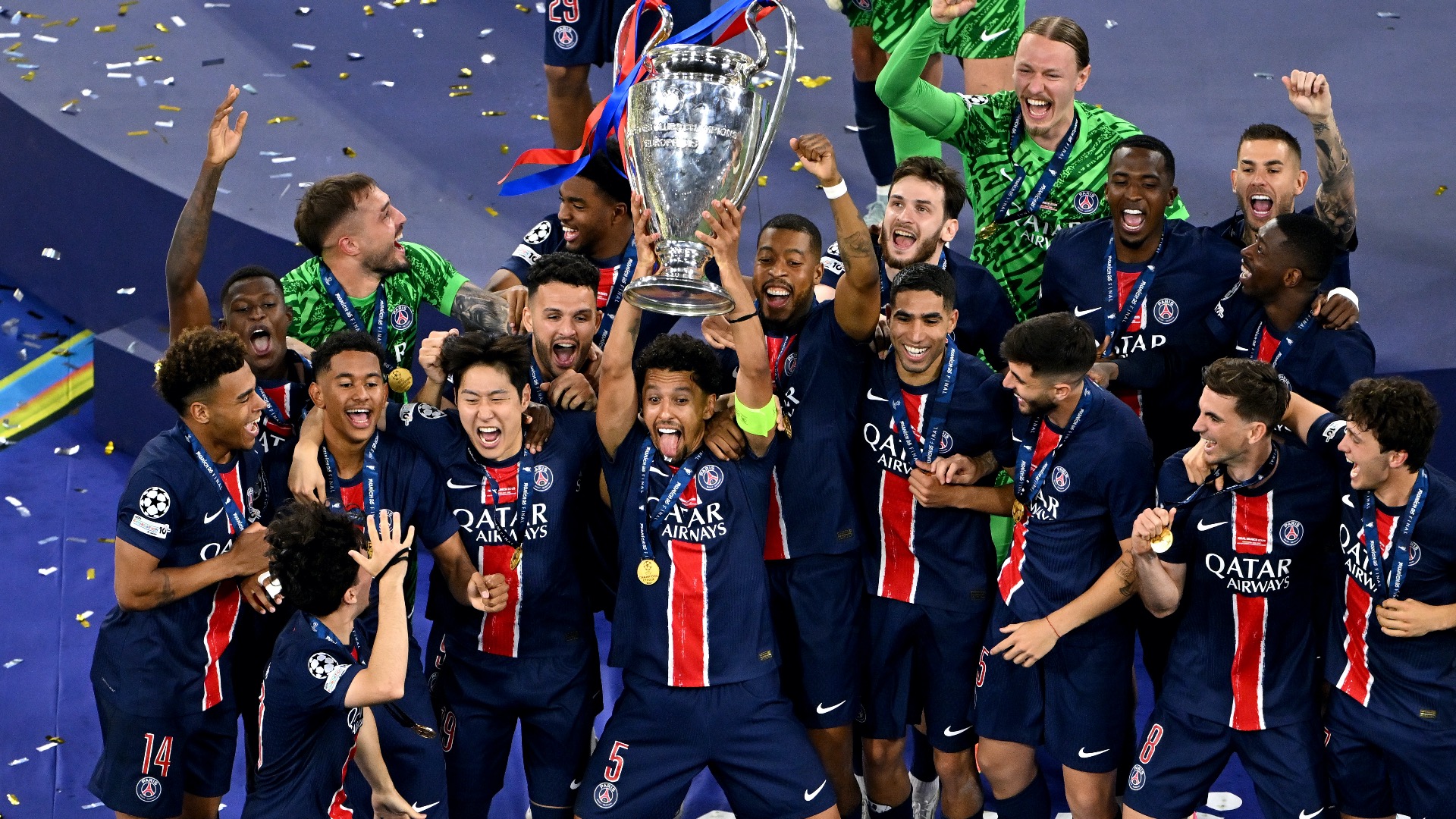 PSG Win UCL Final