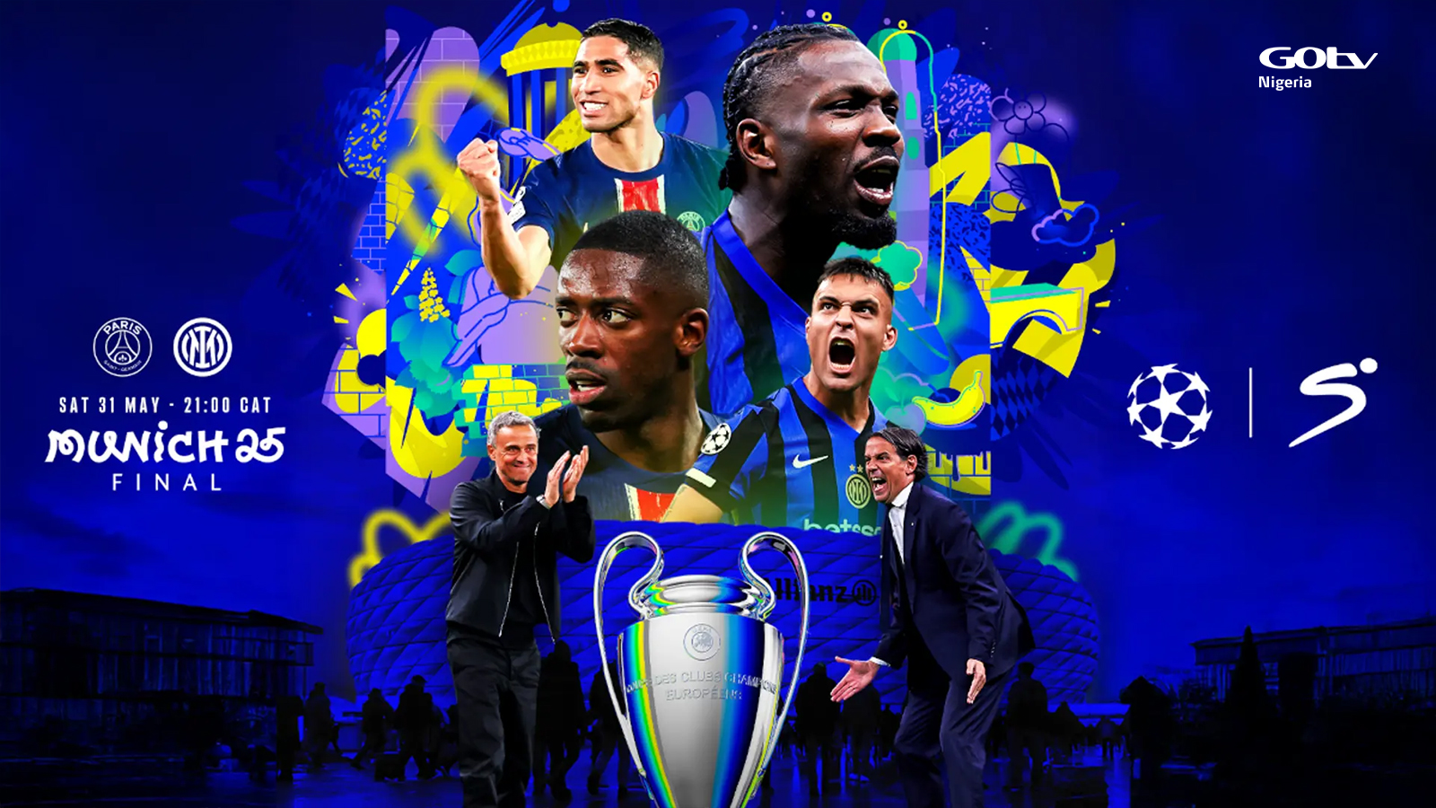 PSG vs Inter: GOtv to Air UEFA