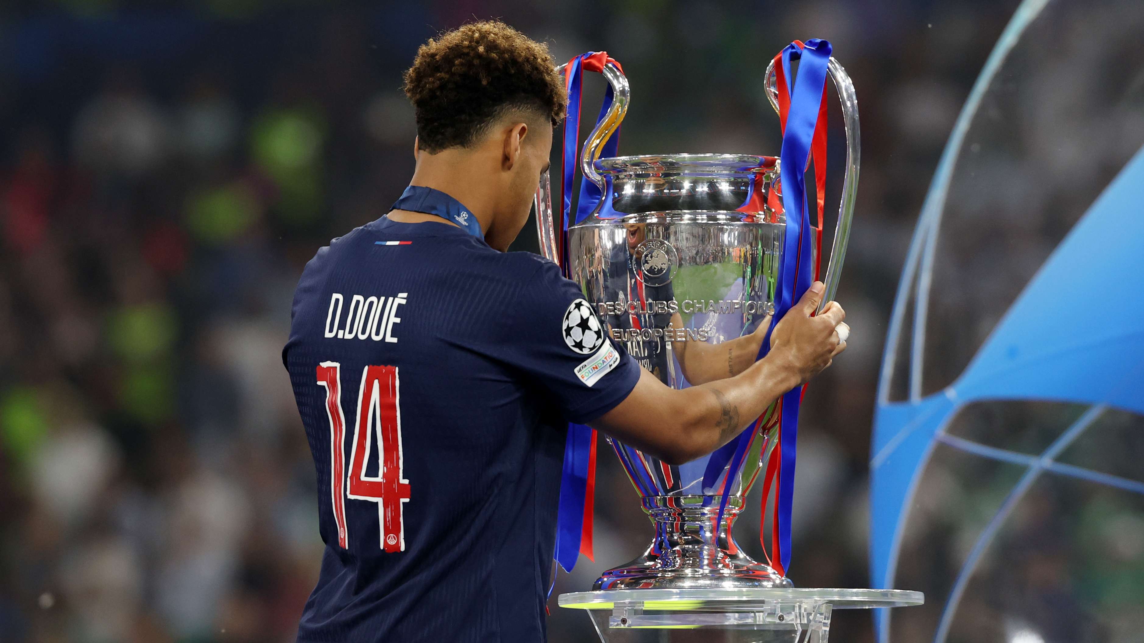 Ousmane Dembele named Champions League