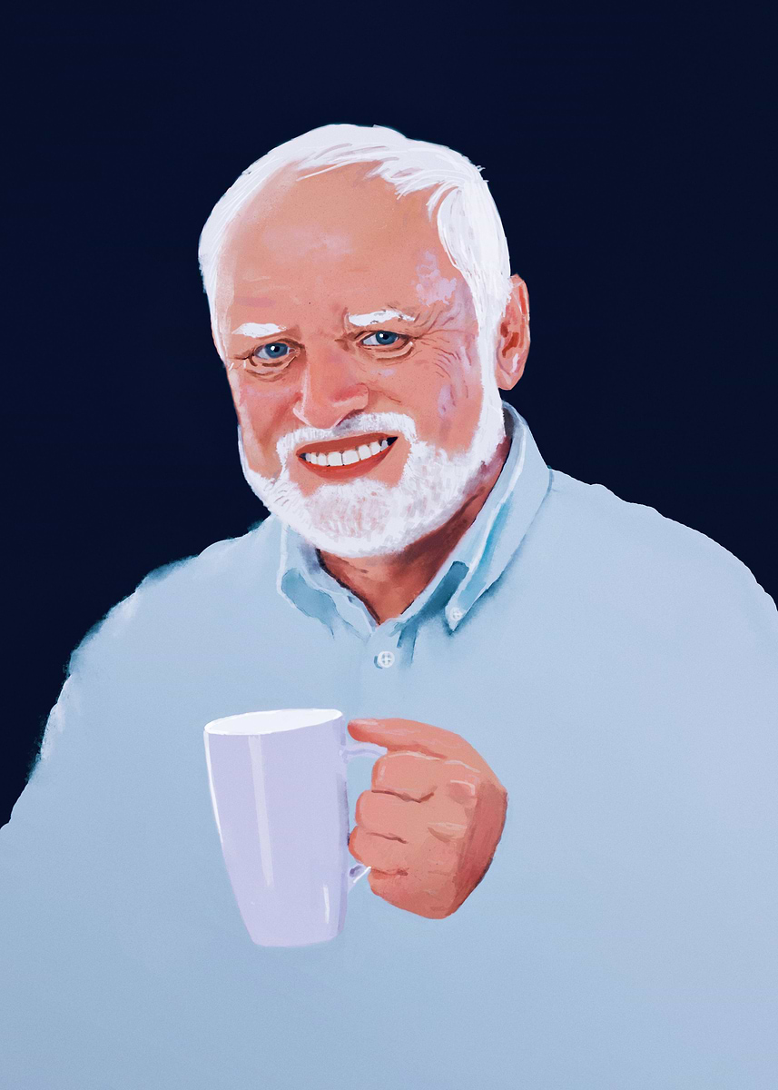 Hide the pain Harold' Poster, picture