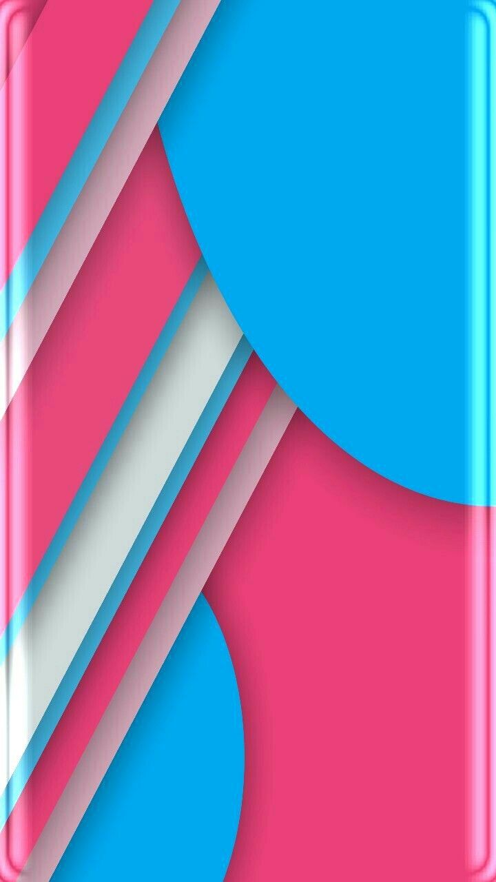 Abstract Pink and Blue Phone Wallpaper