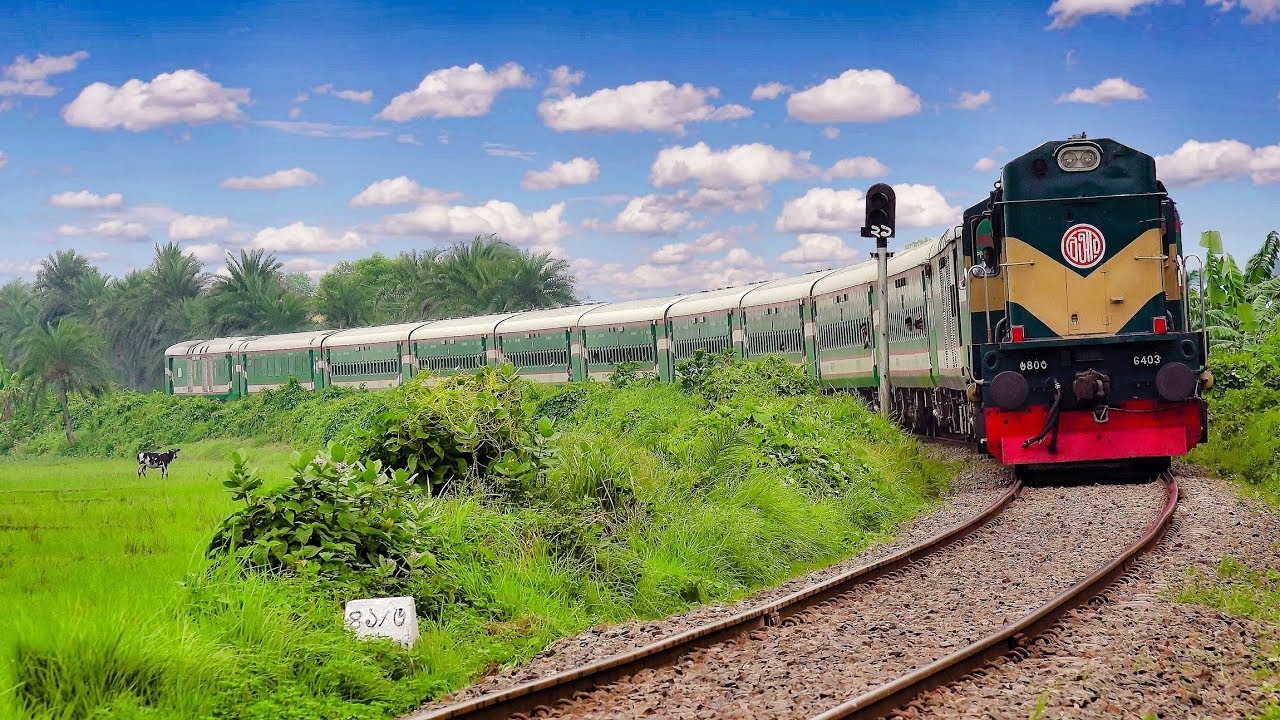 Sagardari Express Train on a Beautiful