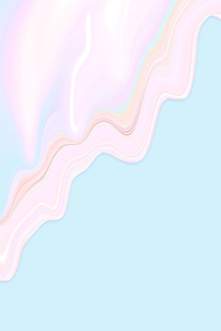 image of Pastel fluid art on light blue