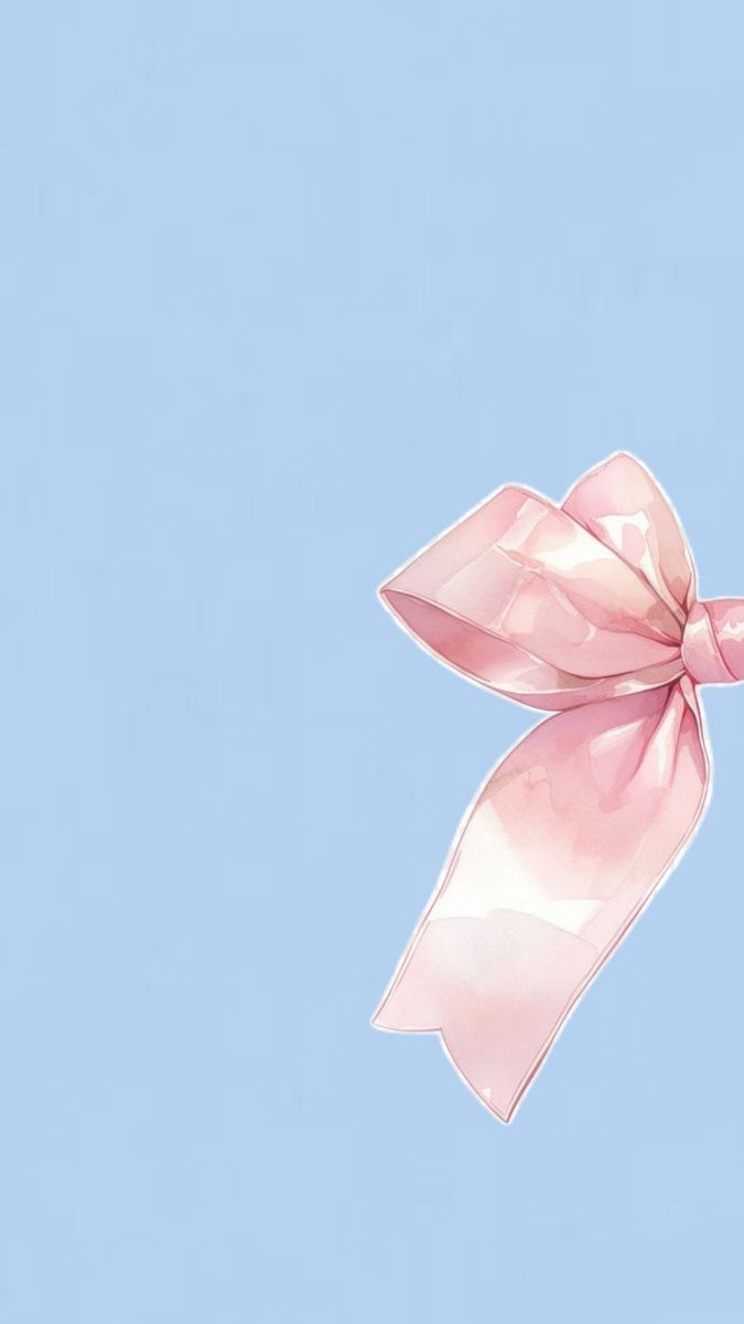 Baby blue wallpaper, Bow wallpaper