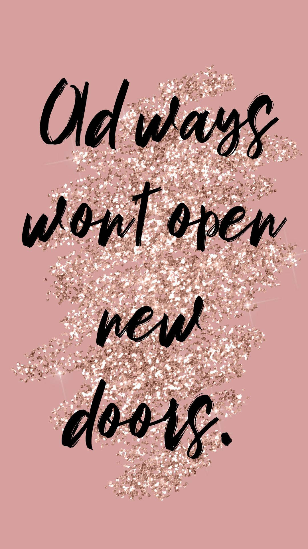 Cute Positive Quotes Golden Glitters