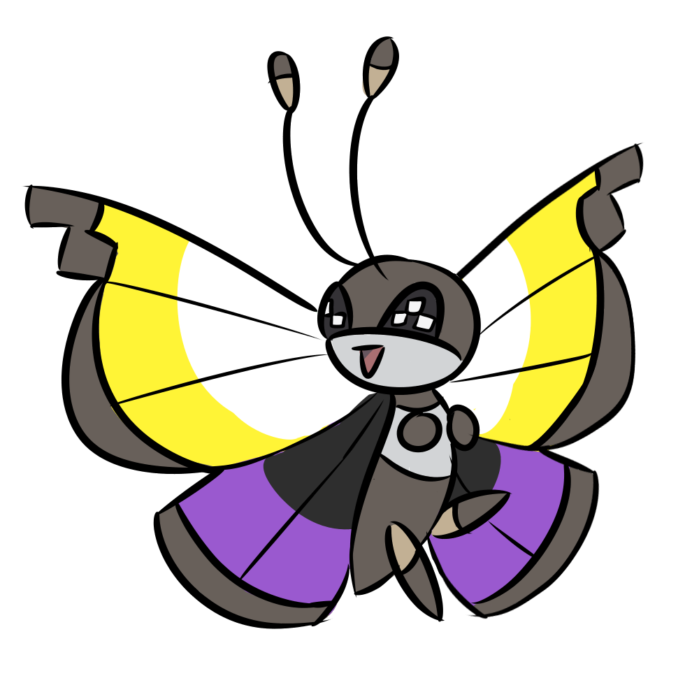 Vivillon, Pokémon, Vector Free PNG