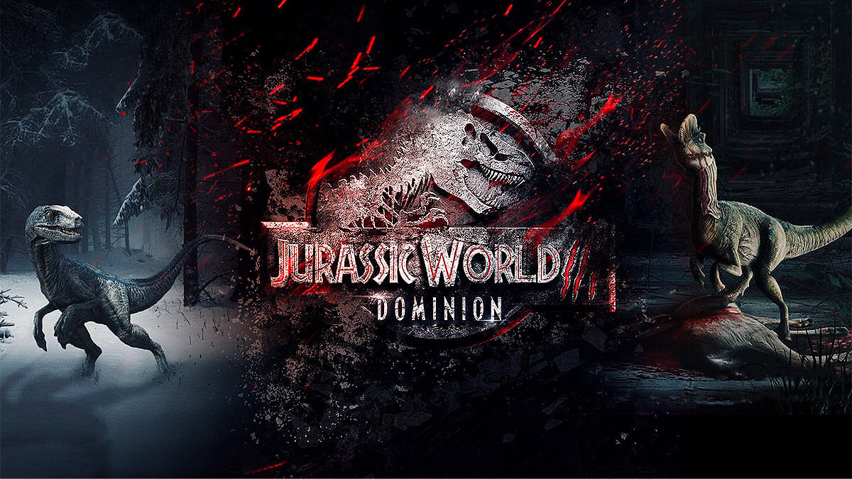 Jurassic World Dominion Dark Red Fan