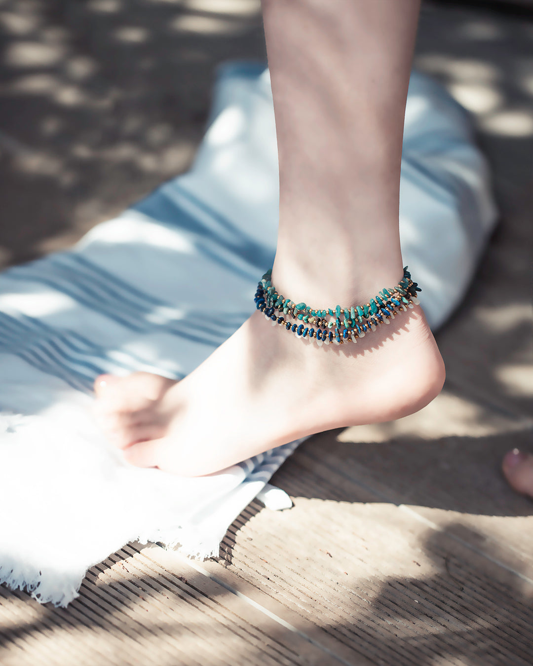 Aqua Beach Anklet