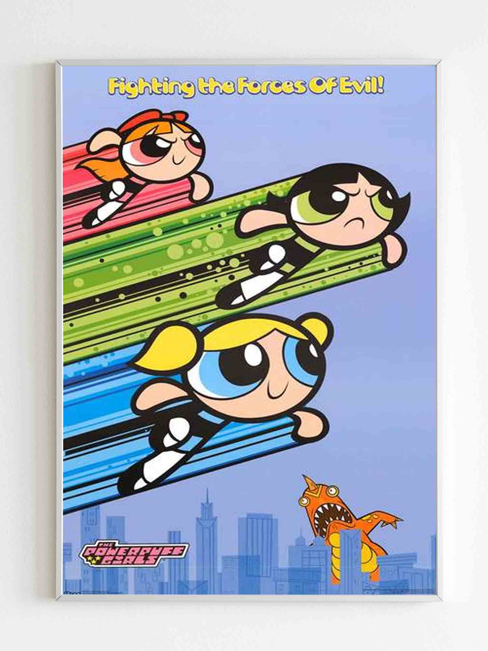 Powerpuff Girls 2001 Cartoon Wallpaper Poster