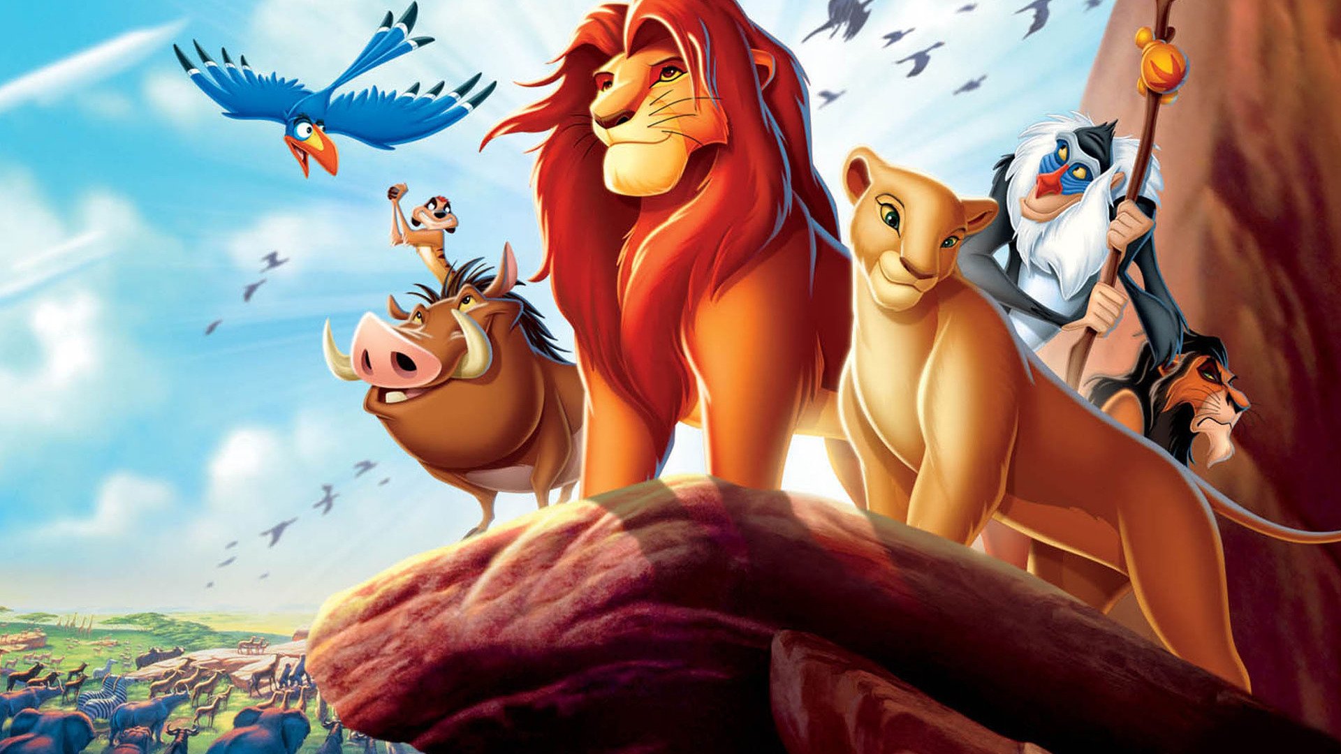 Lion King Cartoon Poster Size 12 x 18