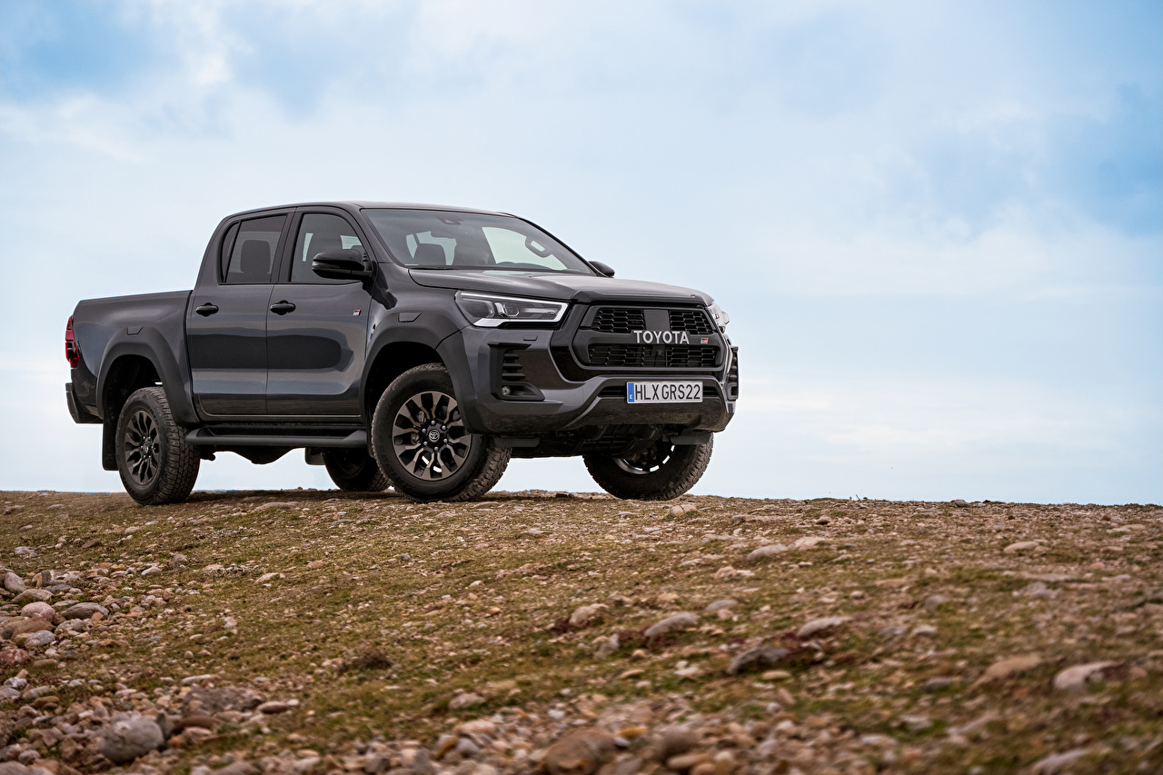 image Toyota Hilux GR Sport Double Cab, 2022 Pickup Black Cars