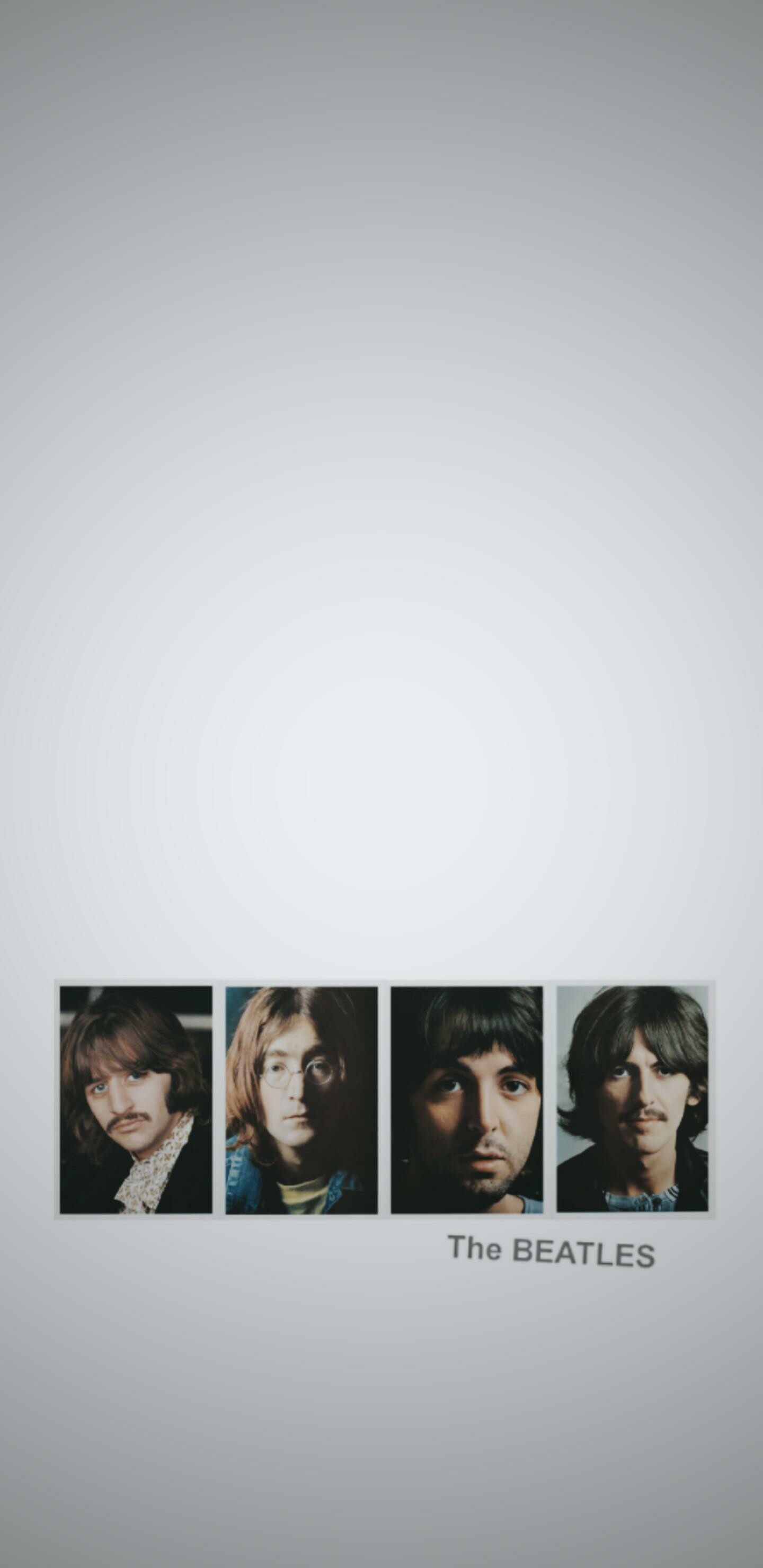 The Beatles With Umbrellas Wallpaper