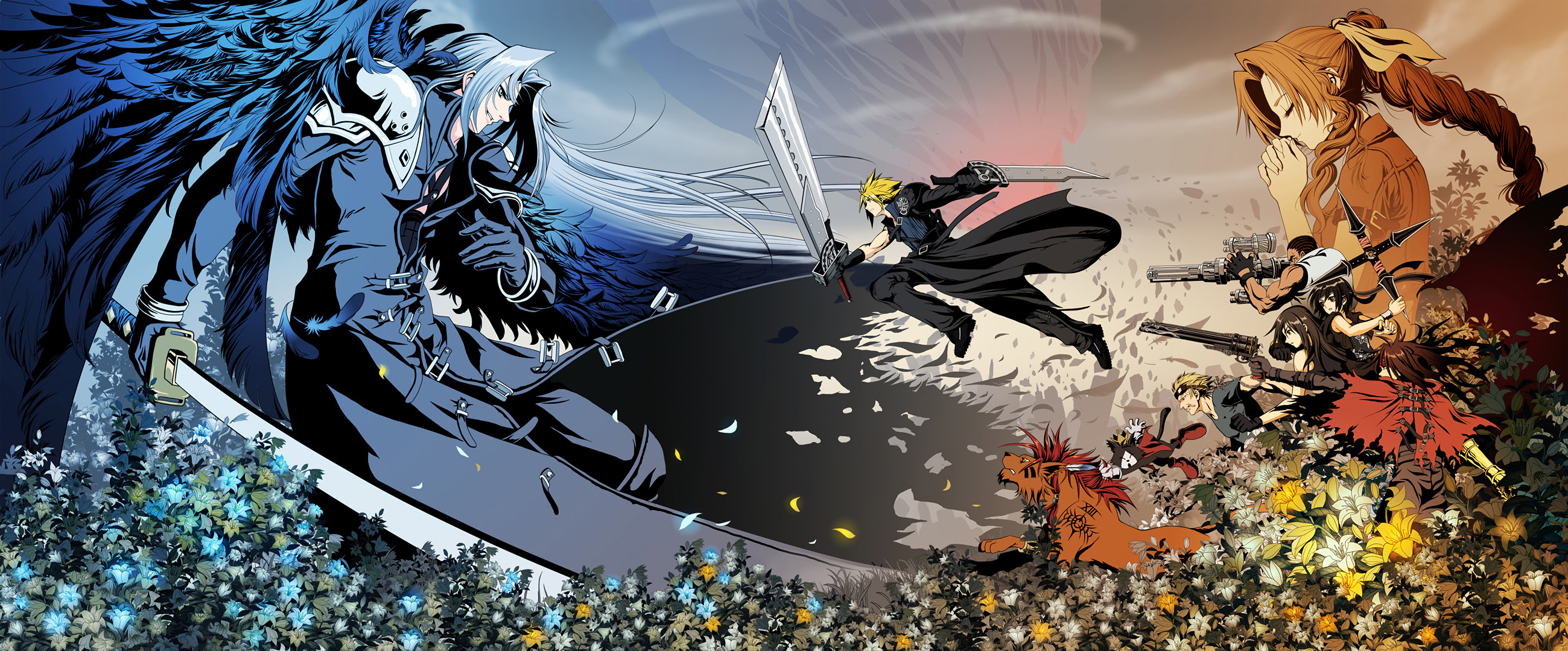 Final Fantasy VII HD Wallpaper: Epic Battle