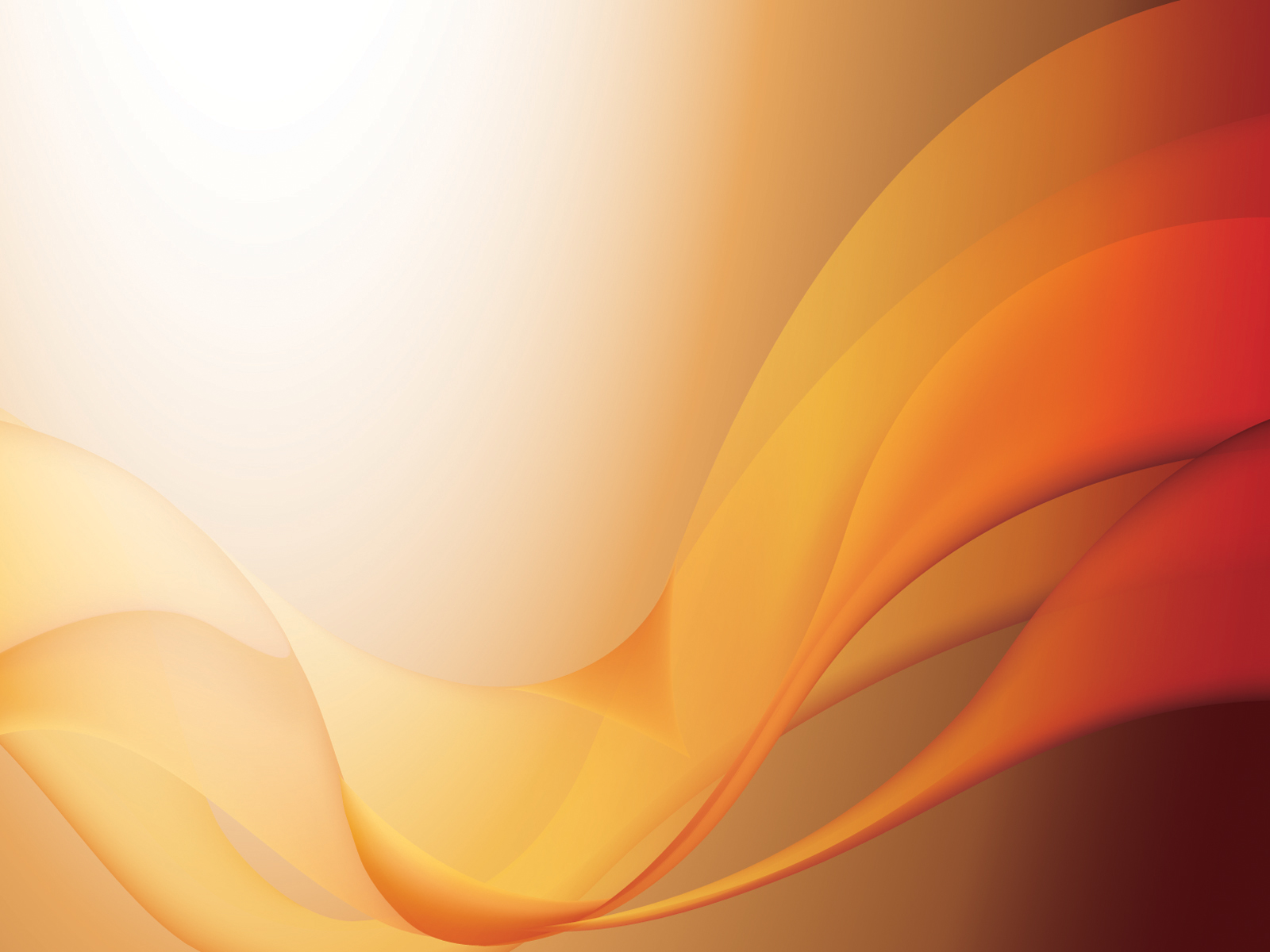 Orange Waves Powerpoint