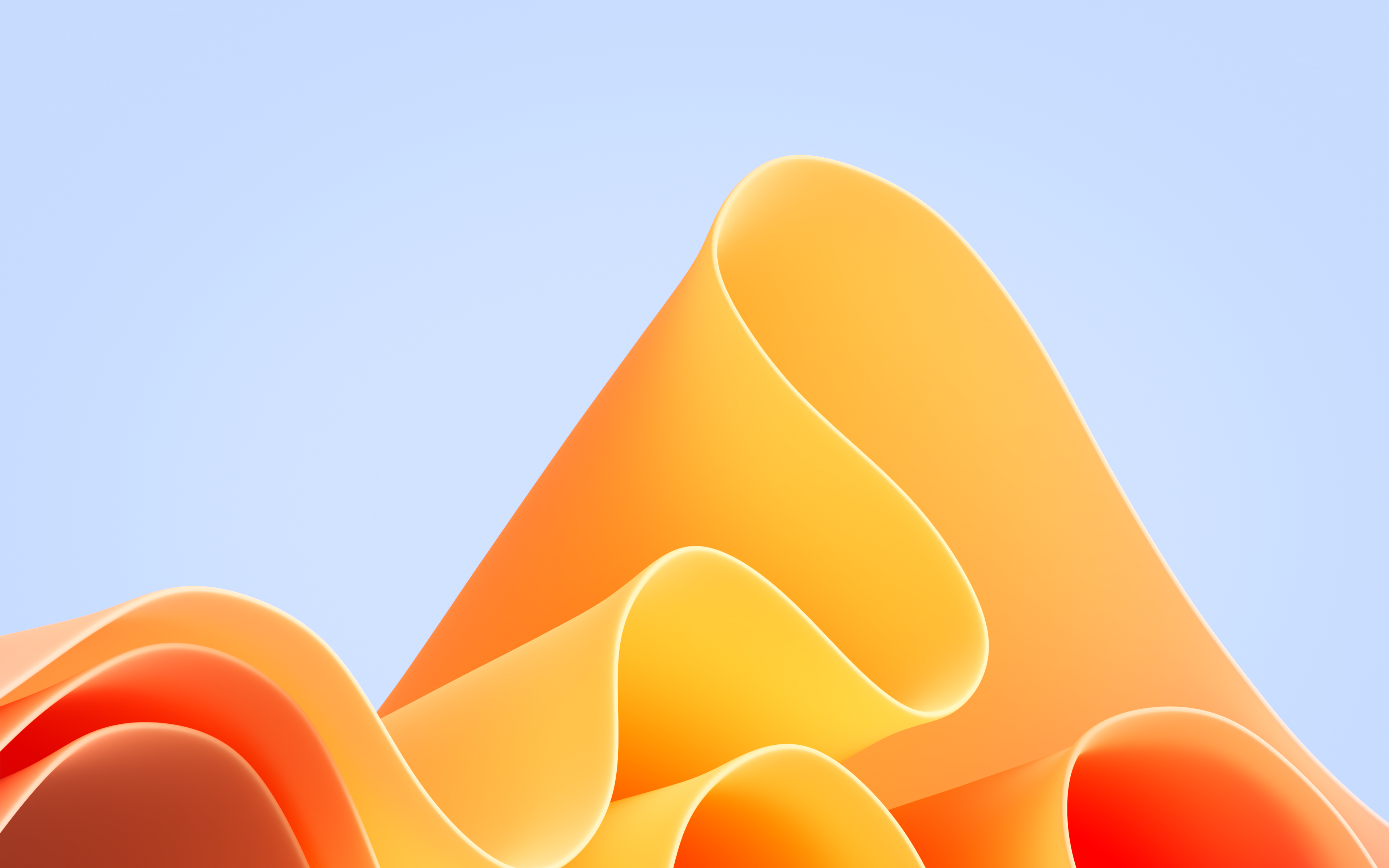 Windows 11 Colorful Waves 4K Wallpaper