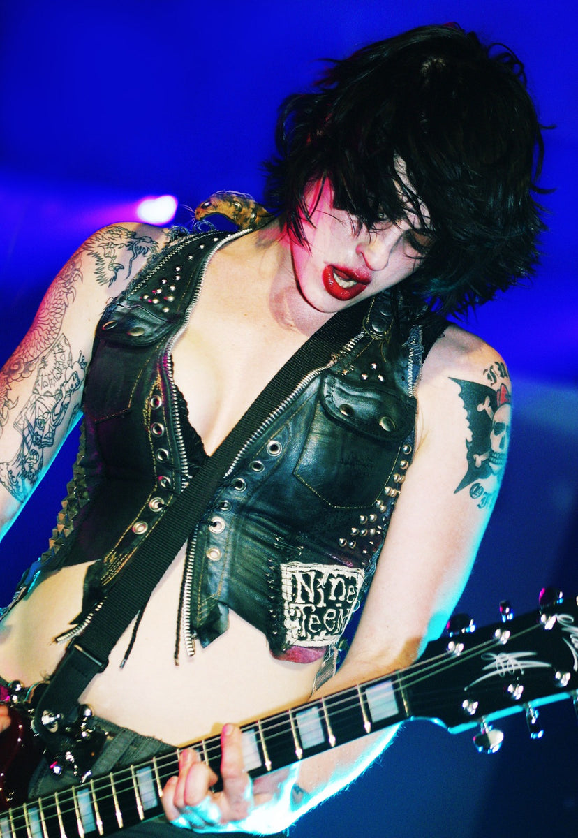 Punk Rock Greeting Card. Brody Dalle