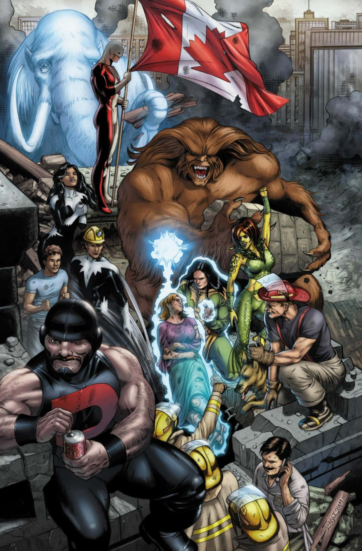 Alpha Flight! Wallpaper