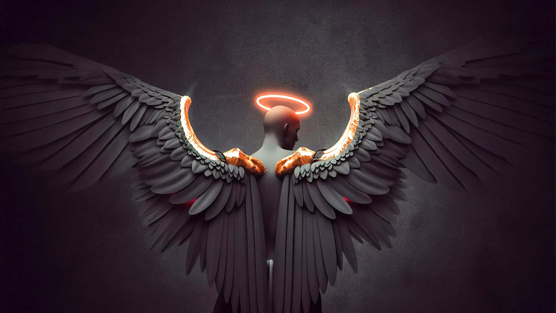 Angel Wings Background. Wallpaper