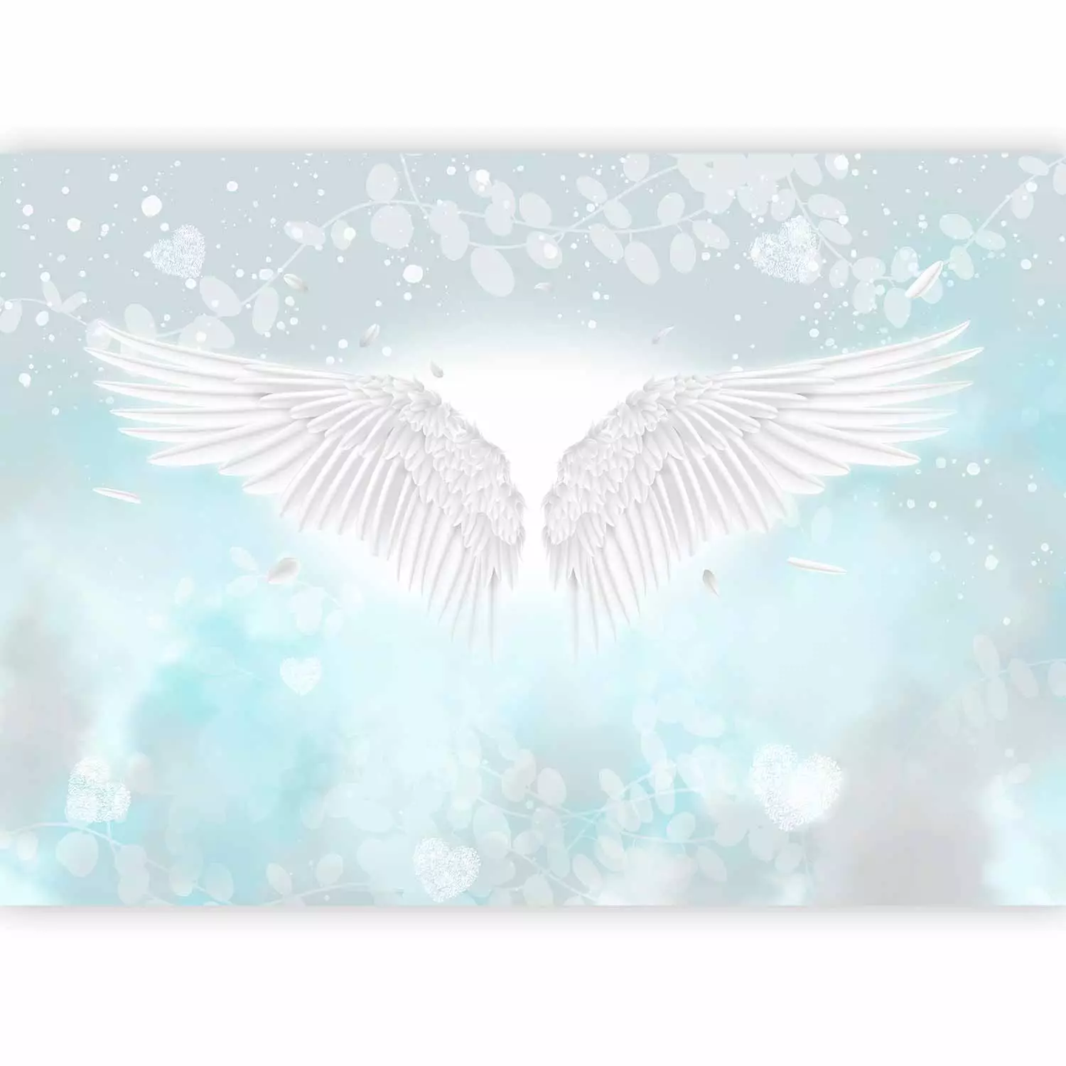 Wall Mural Angel Wings and Feathers