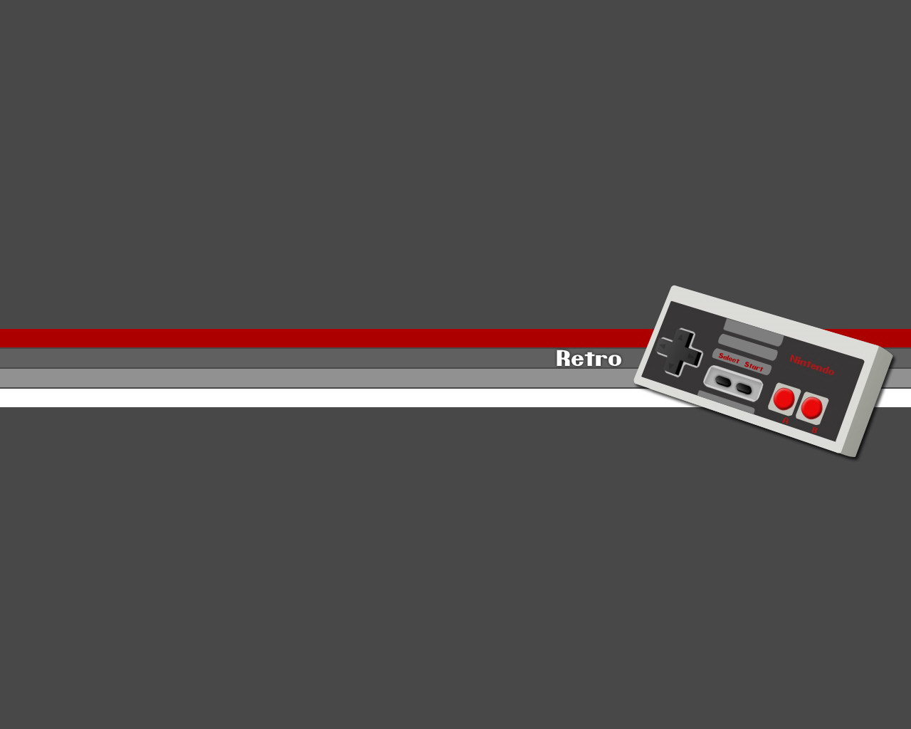 Retro Game Pad Wallpaper 1280 X 1024