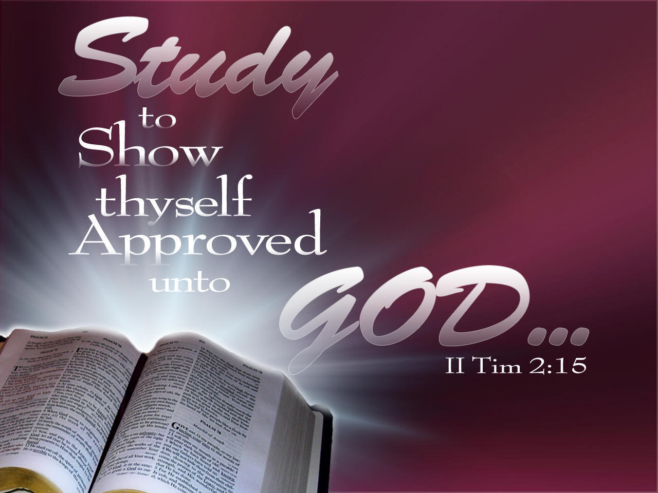 Timothy 2:15 Study Wallpaper