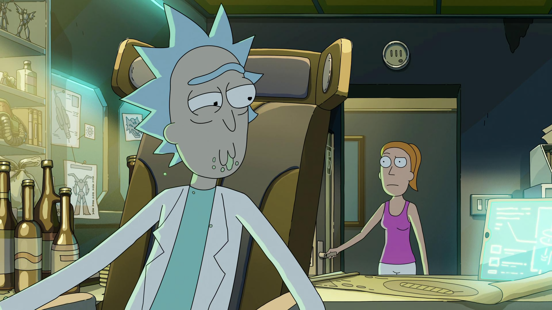 Summer Smith Rick Sanchez TV Show Rick