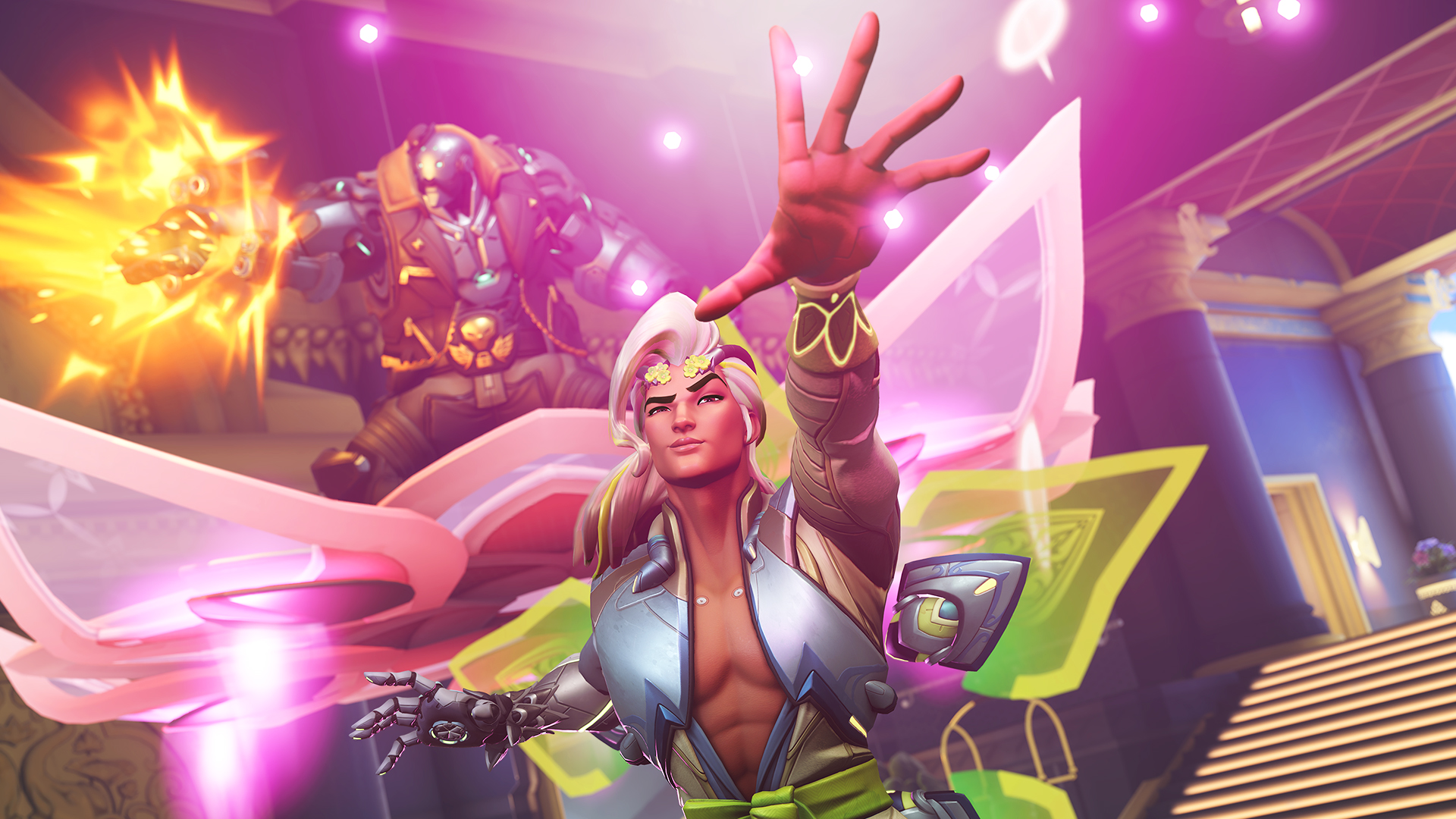 hero is actually a giant slingshot