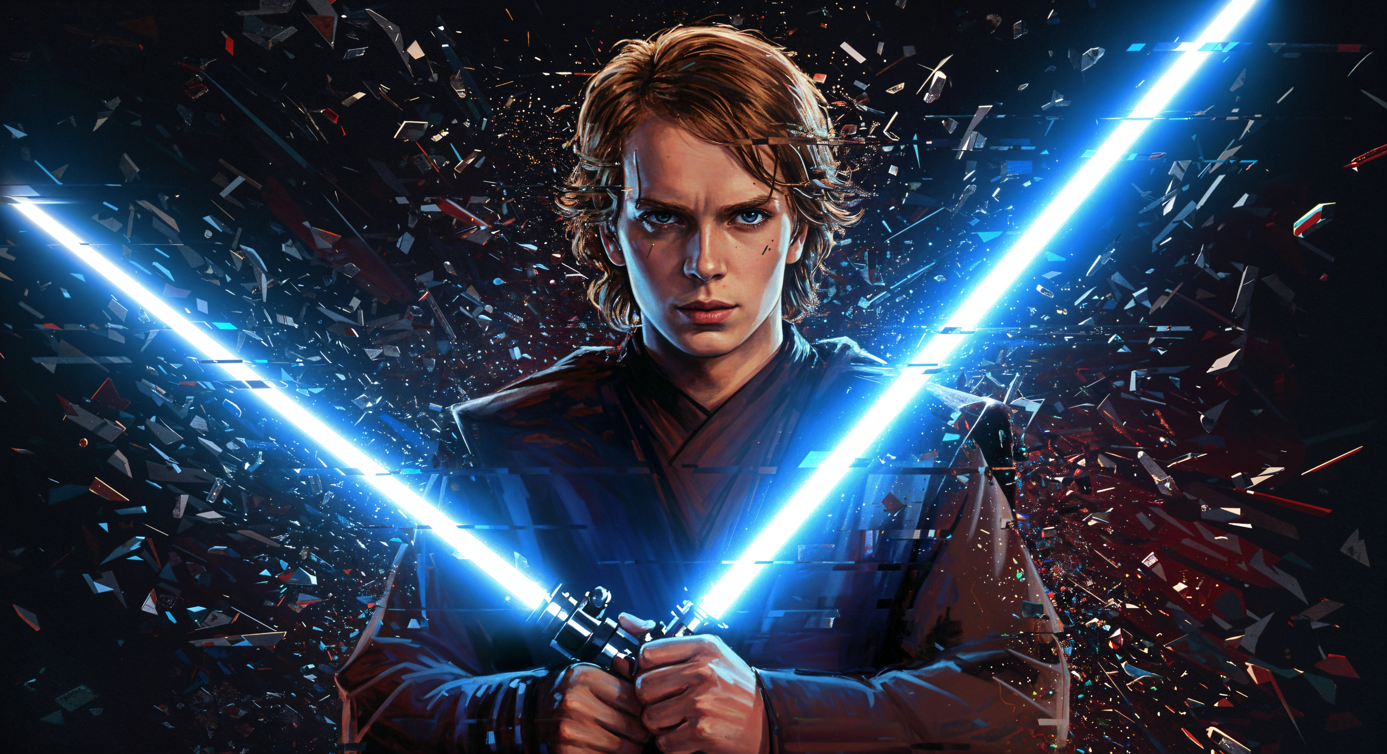 Anakin Skywalker: Epic 4K Ultra HD Wallpaper