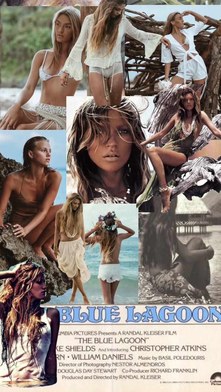 The Blue Lagoon photohoot moodboard