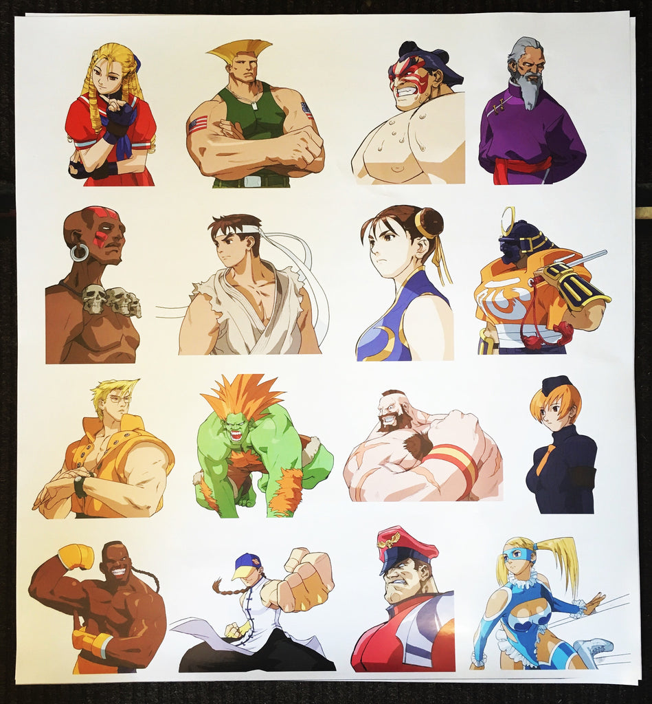 Street Fighter Alpha 3 III Side Art