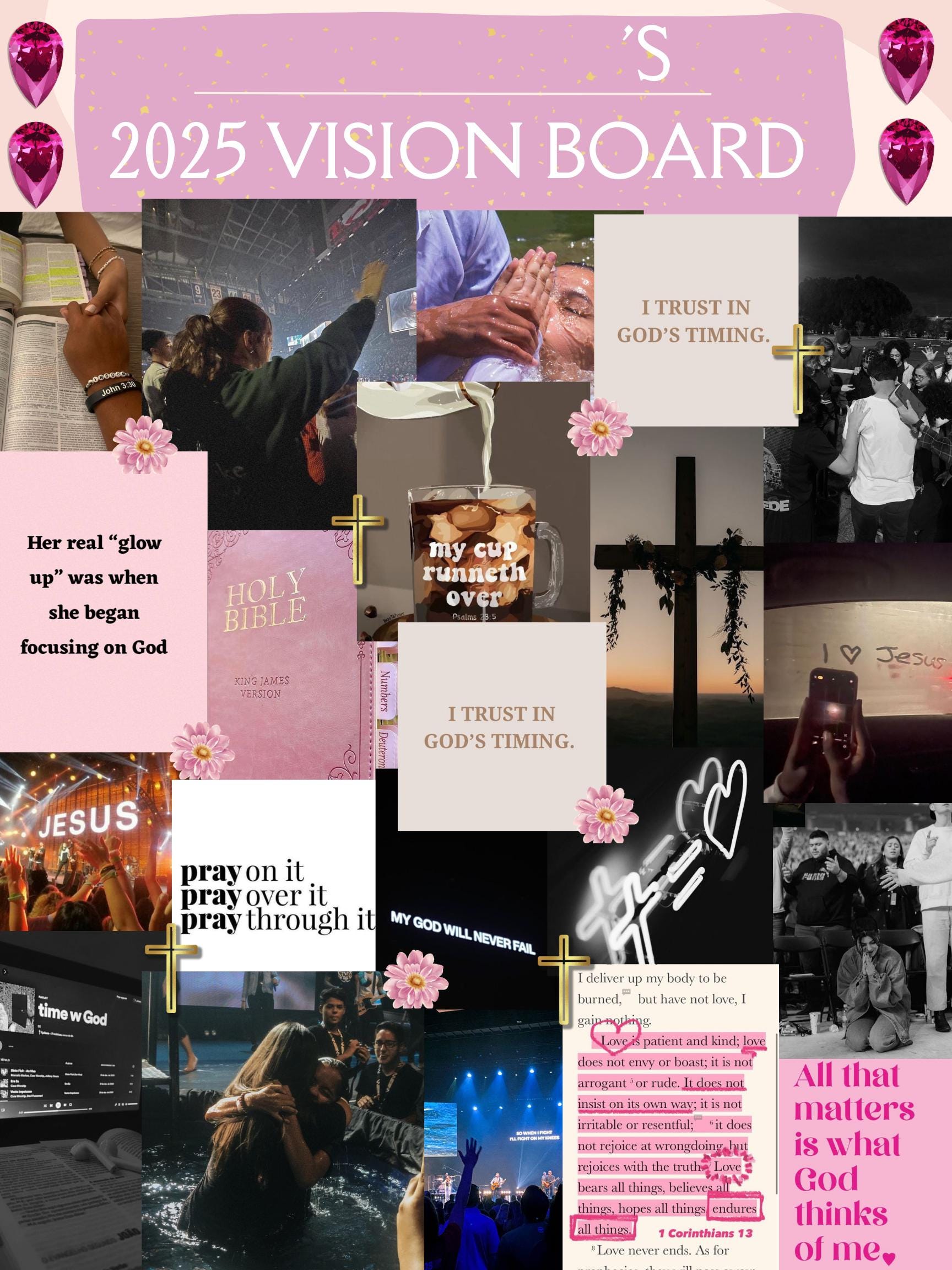 2025 Vision Board Printables