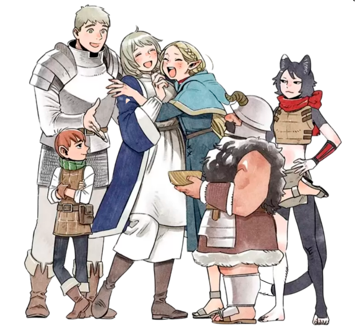Characters in Delicious in Dungeon