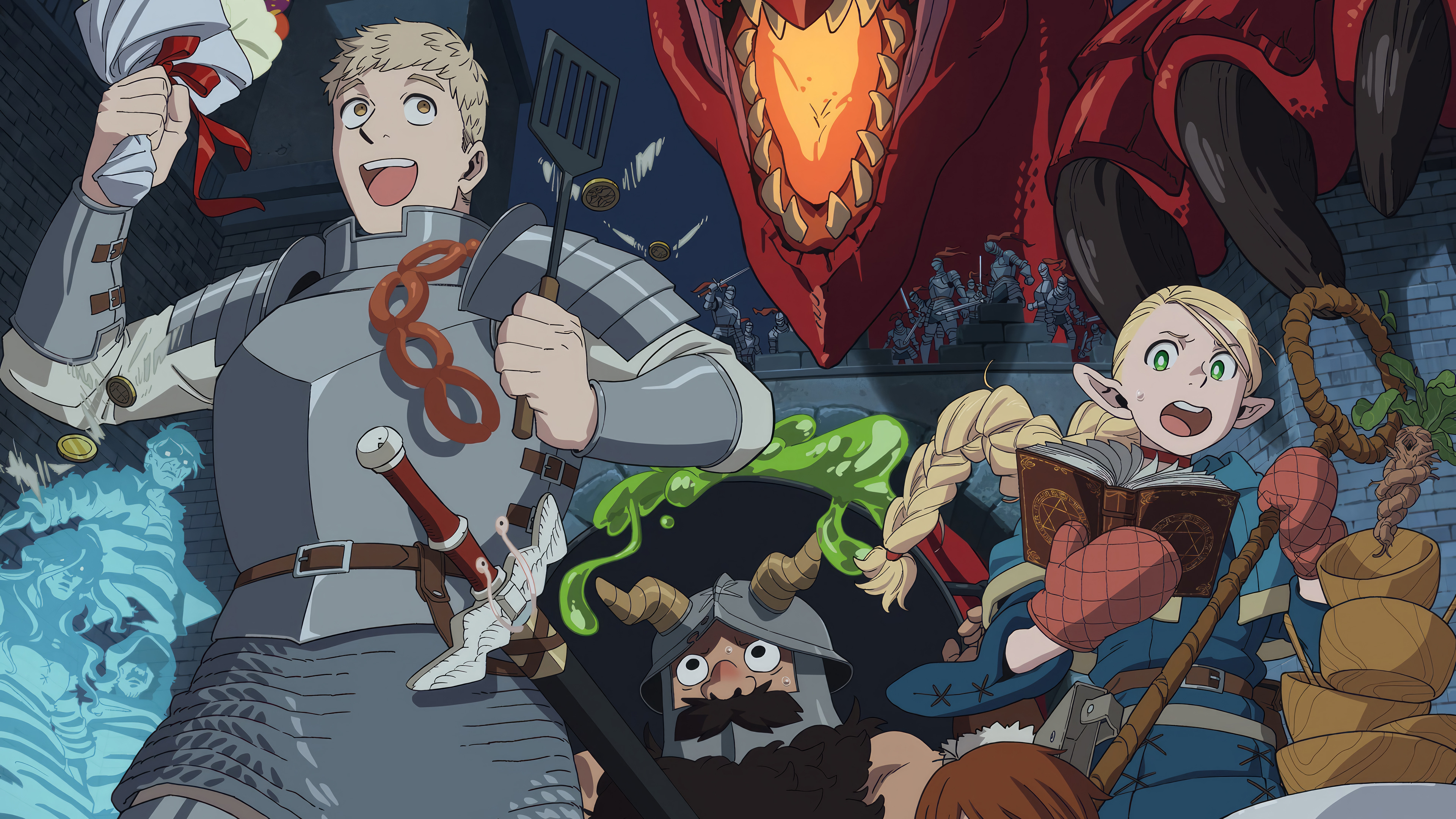 Delicious in Dungeon 4K HD Wallpaper