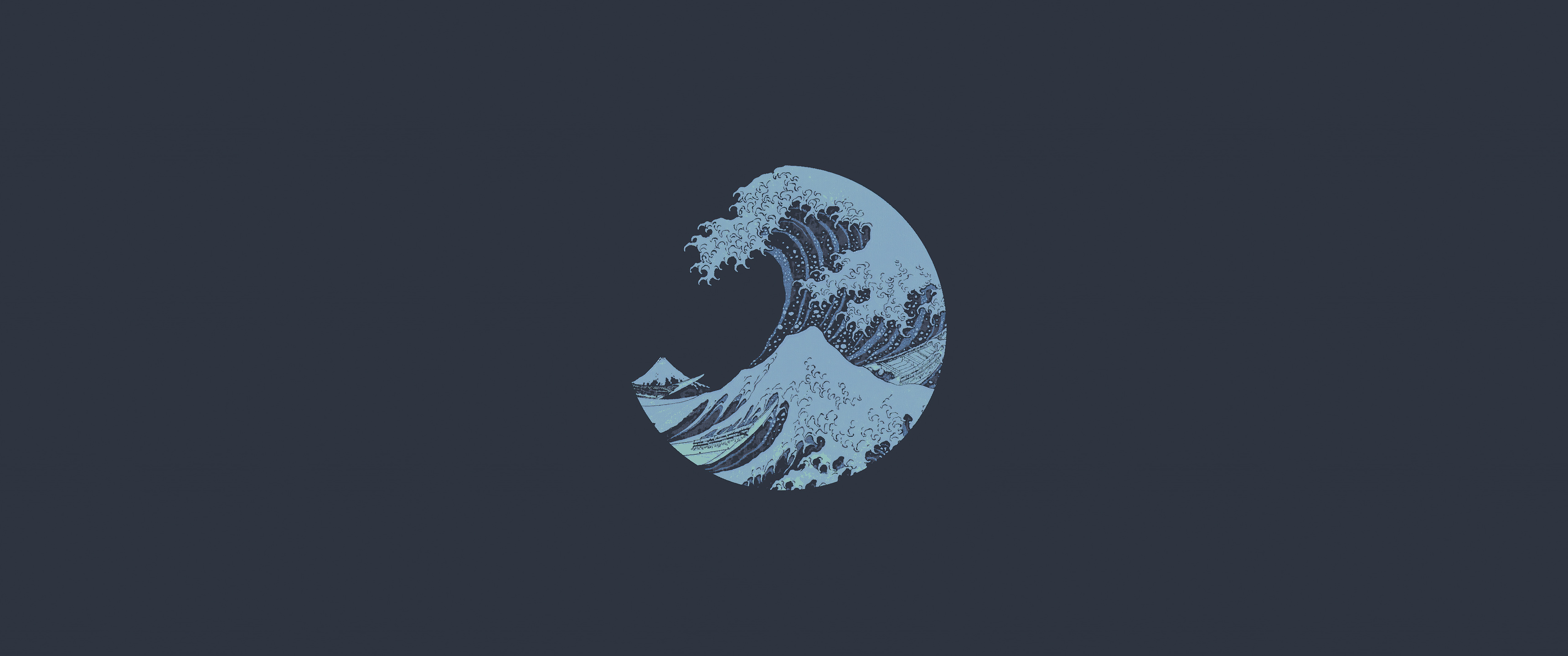 Minimalist Waves 5k UltraWide