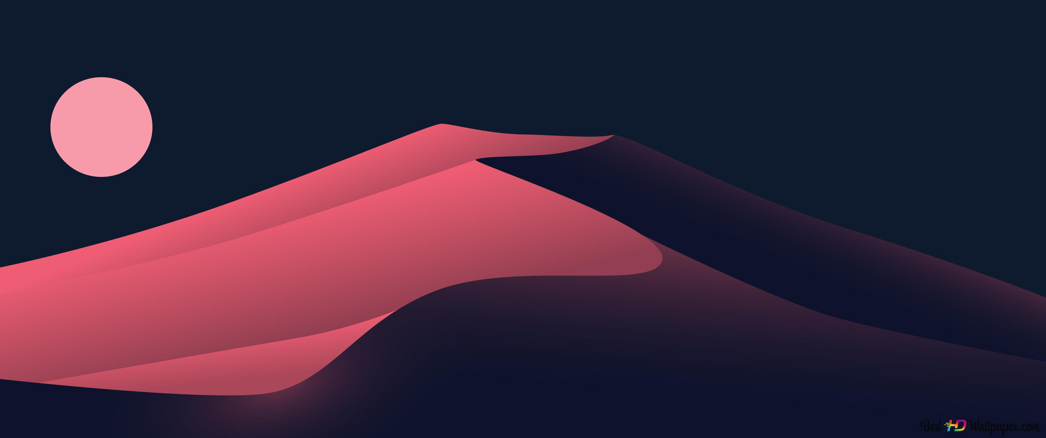 Dune landscape minimalist 8K wallpaper