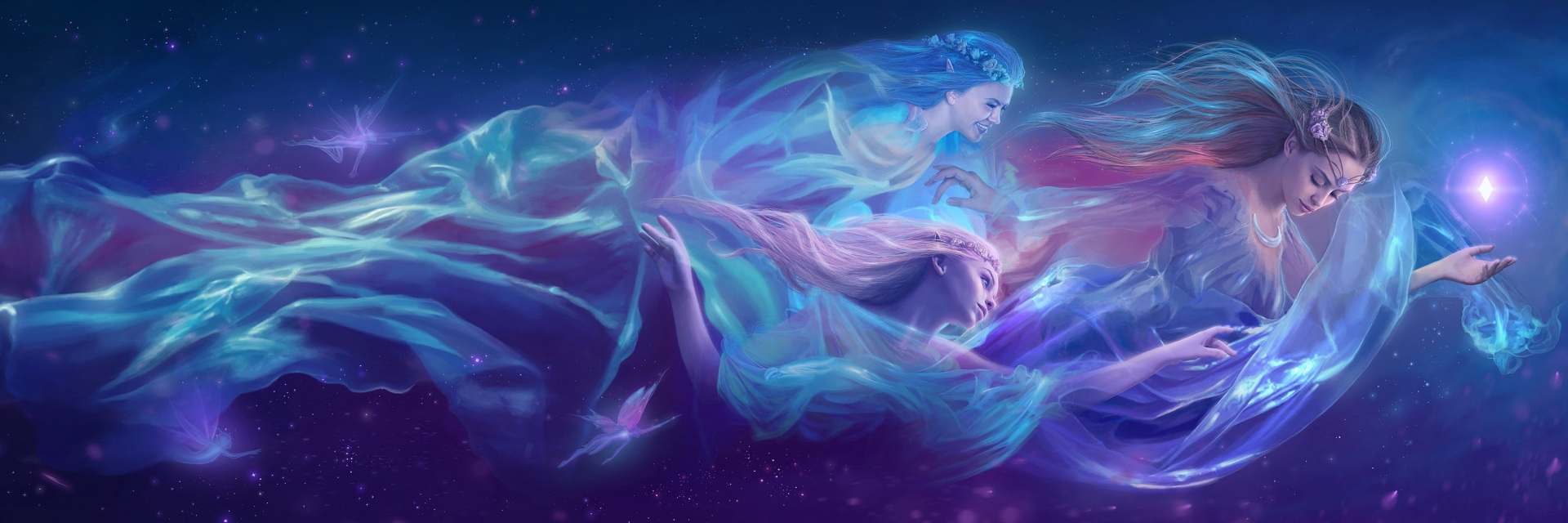 Wallpaper Girls Fantasy Three 3