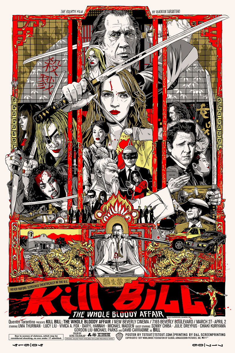 Latest Tyler Stout Poster for Tarantino