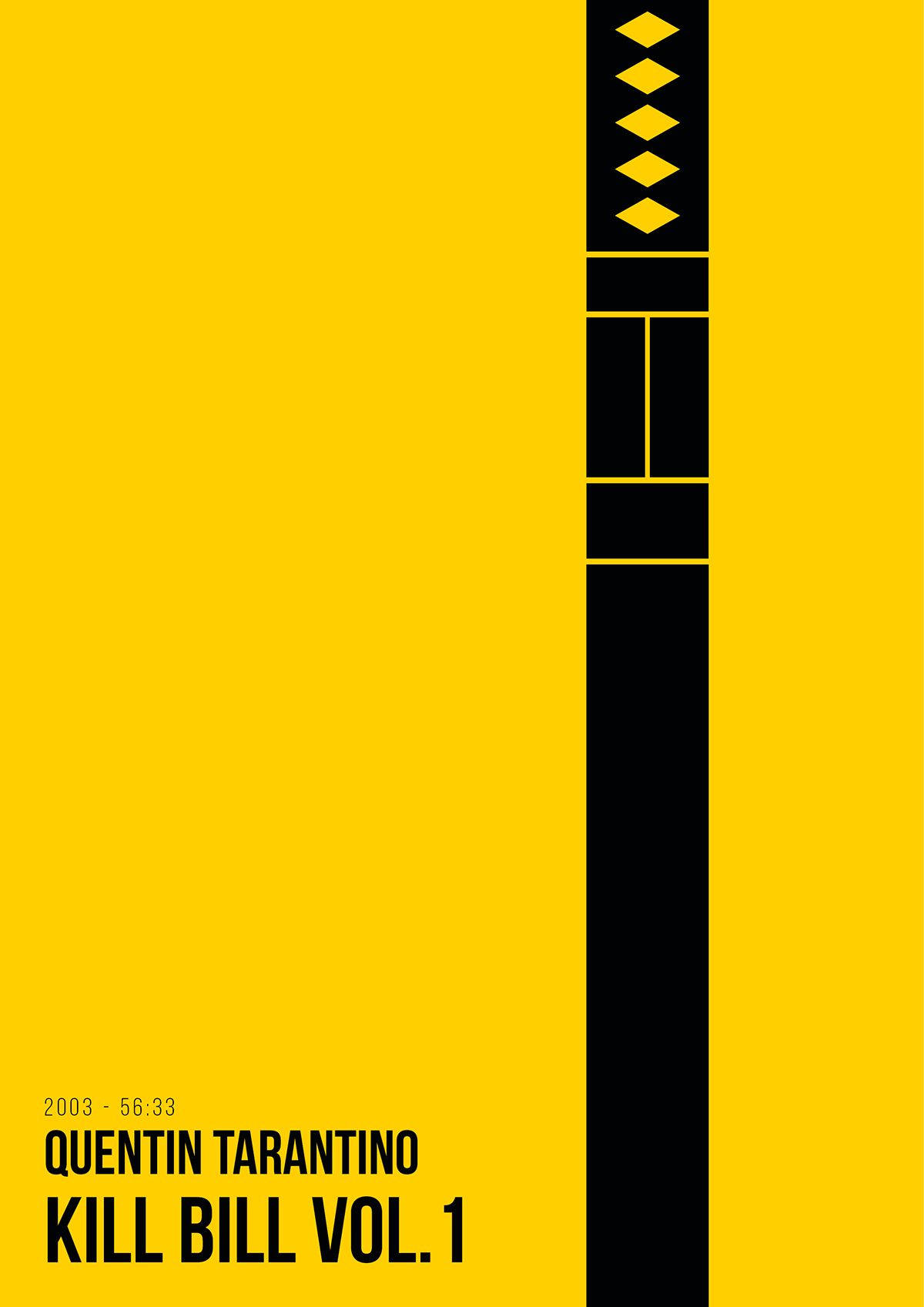Kill Bill Minimalist Katana Poster