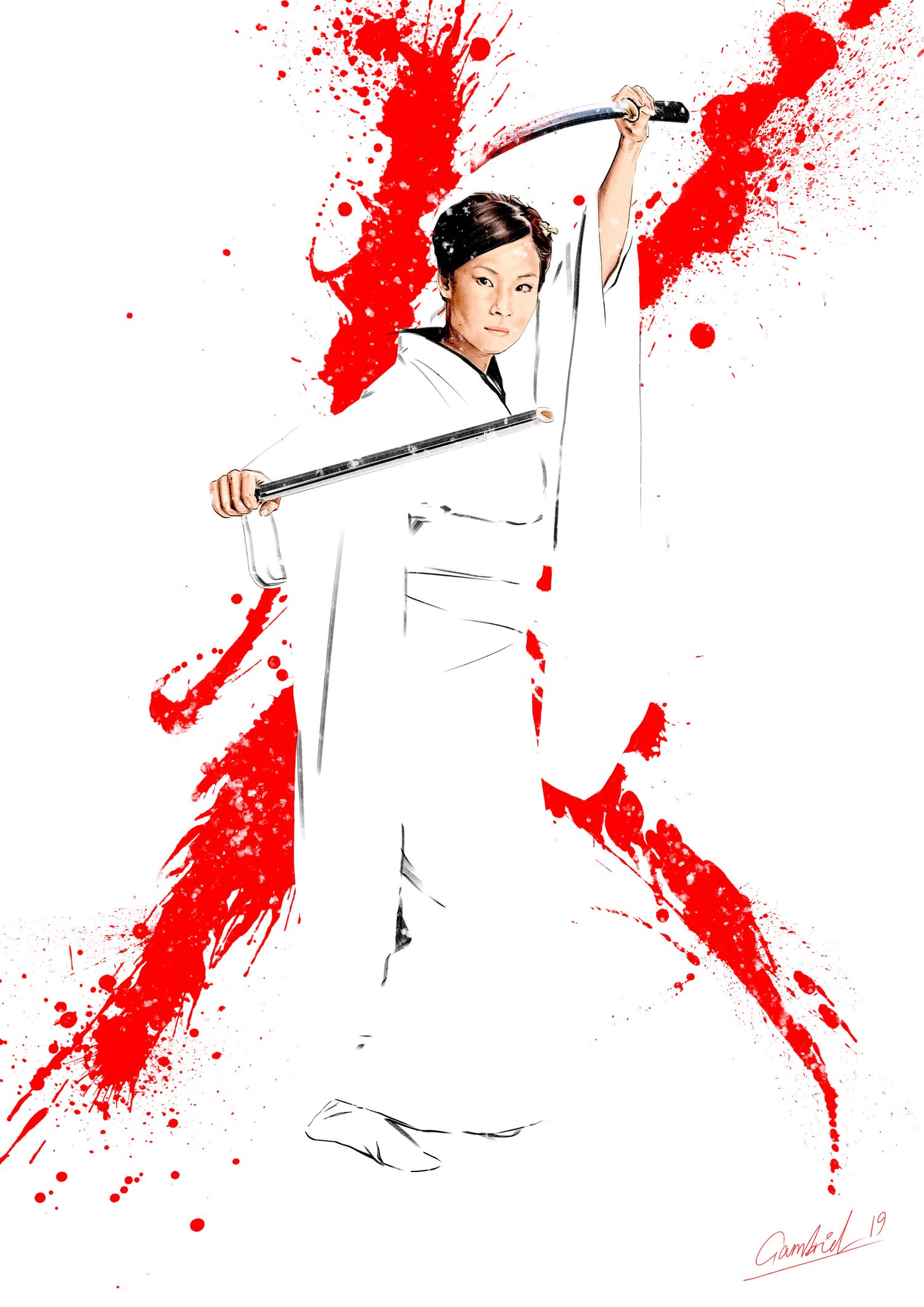 KILL BILL Poster Lucy Liu