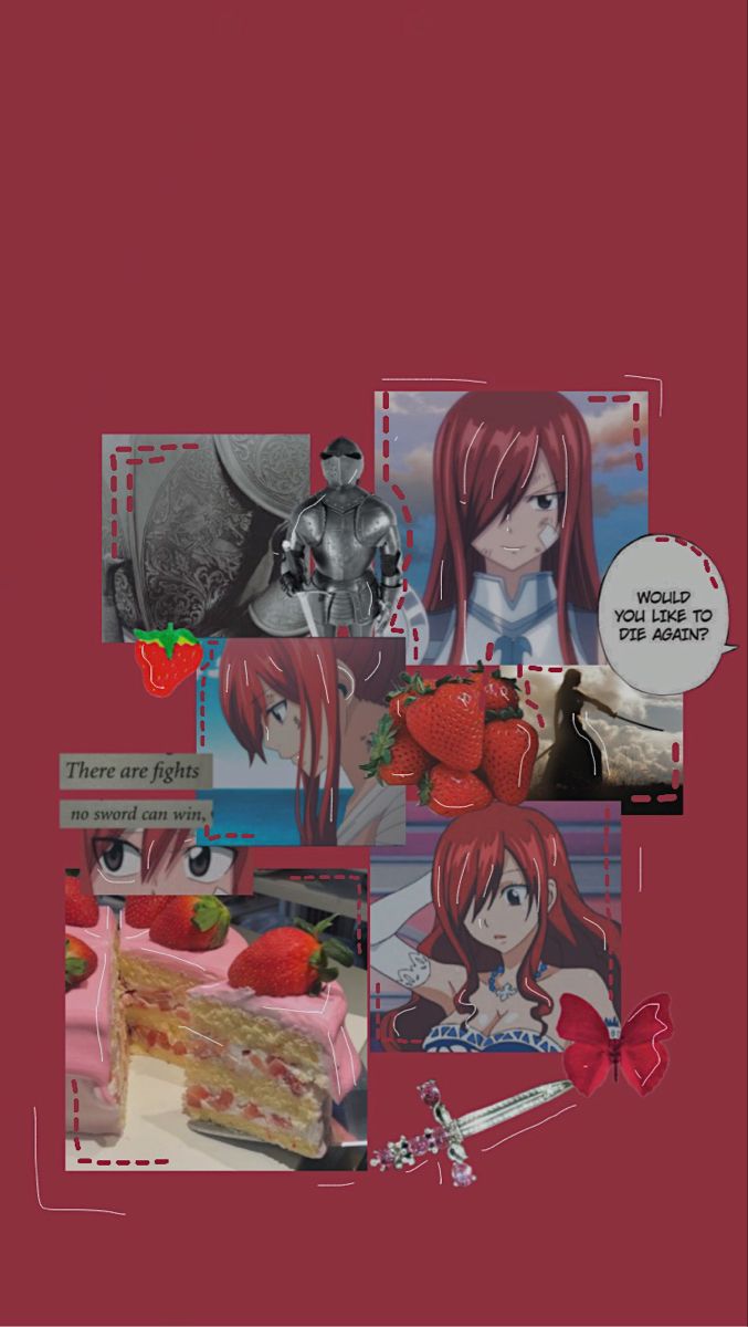 Erza Scarlet aesthetic wallpaper