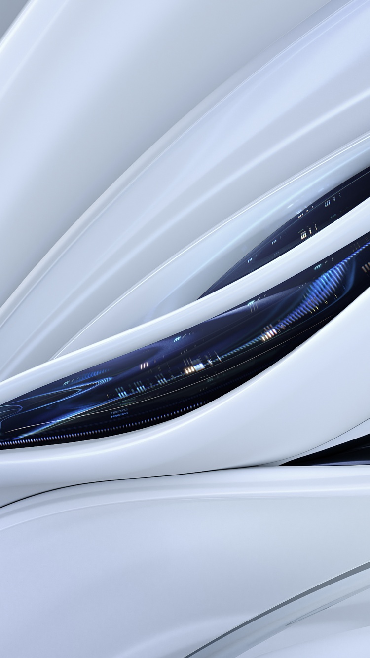 Illuminated Wallpaper 4K, White