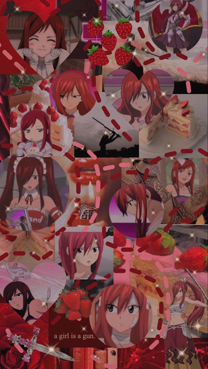 Erza Scarlet aesthetic wallpaper