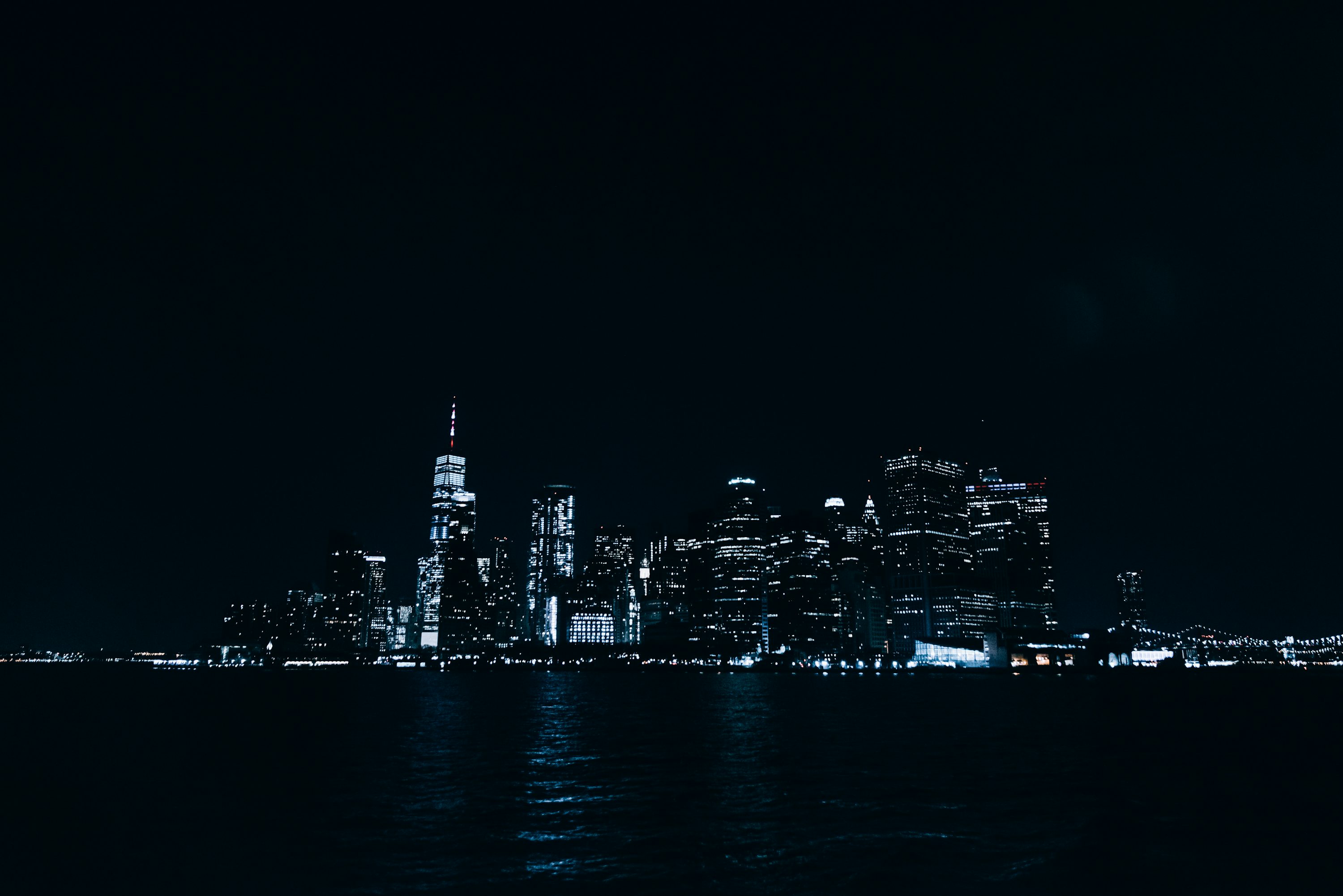 New York Night Picture. Download Free Image